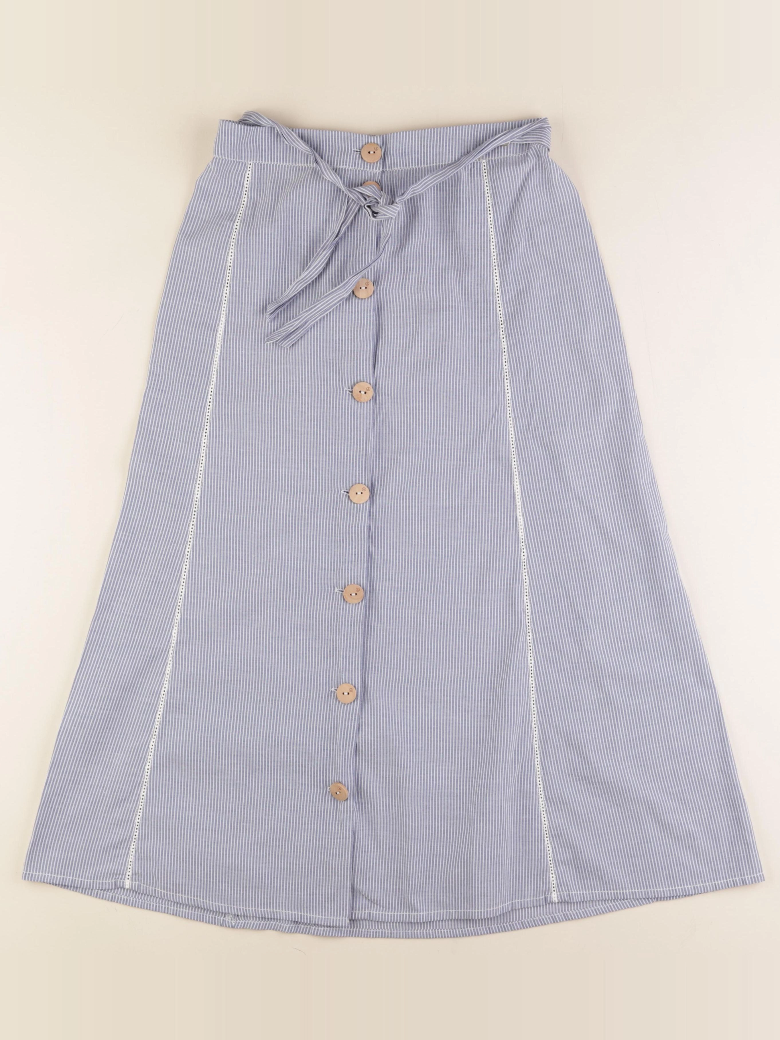 IKKS - jupe bleu, blanc - 10 ans