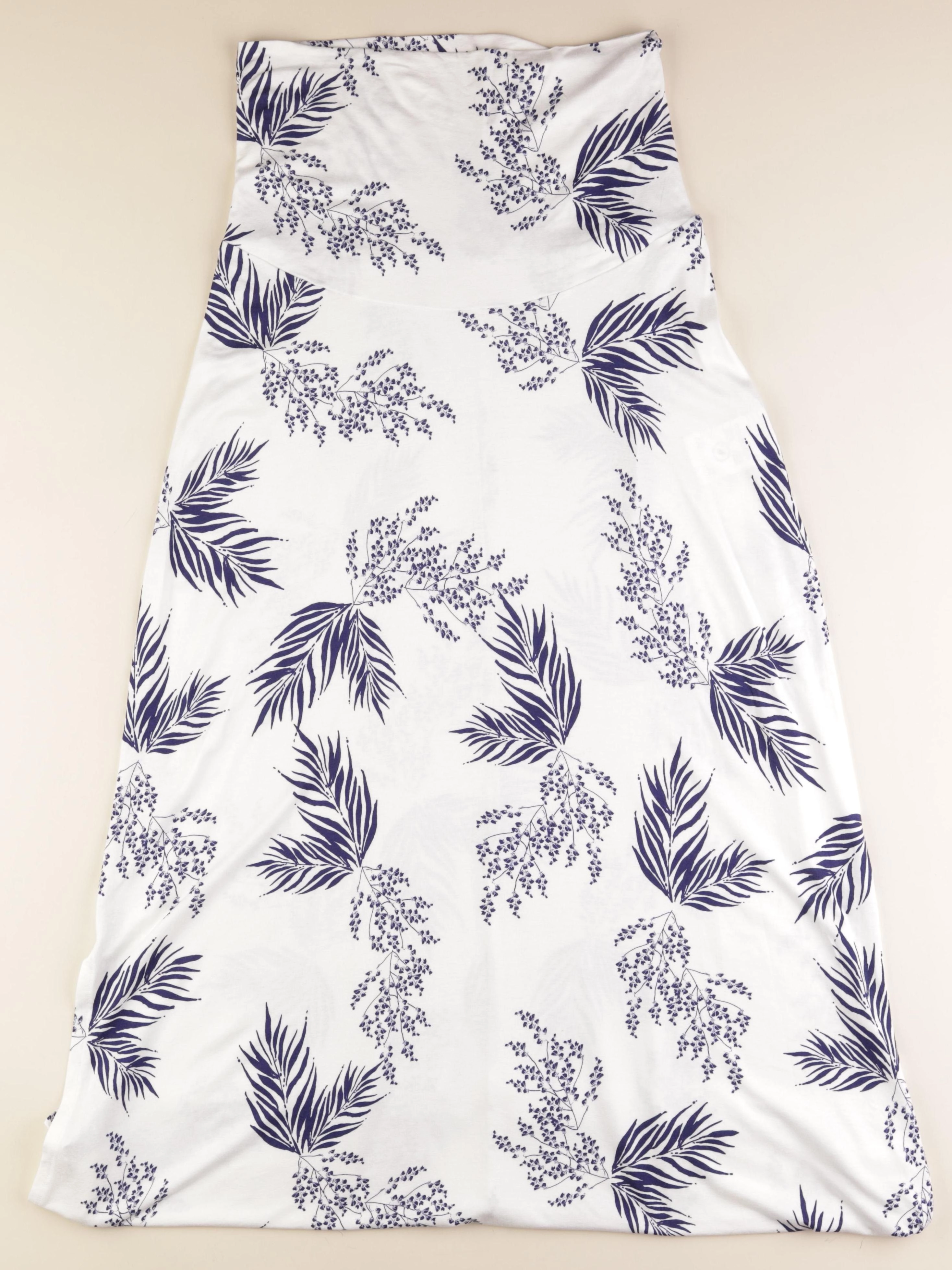 Envie de fraise - jupe grossesse blanc, bleu - 38 à 40