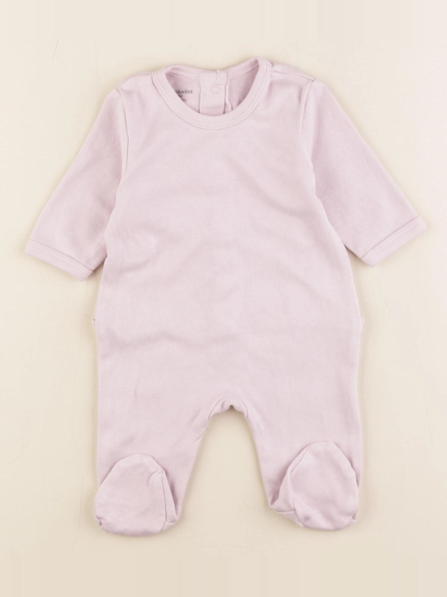 Vertbaudet - pyjama coton rose - 1 mois