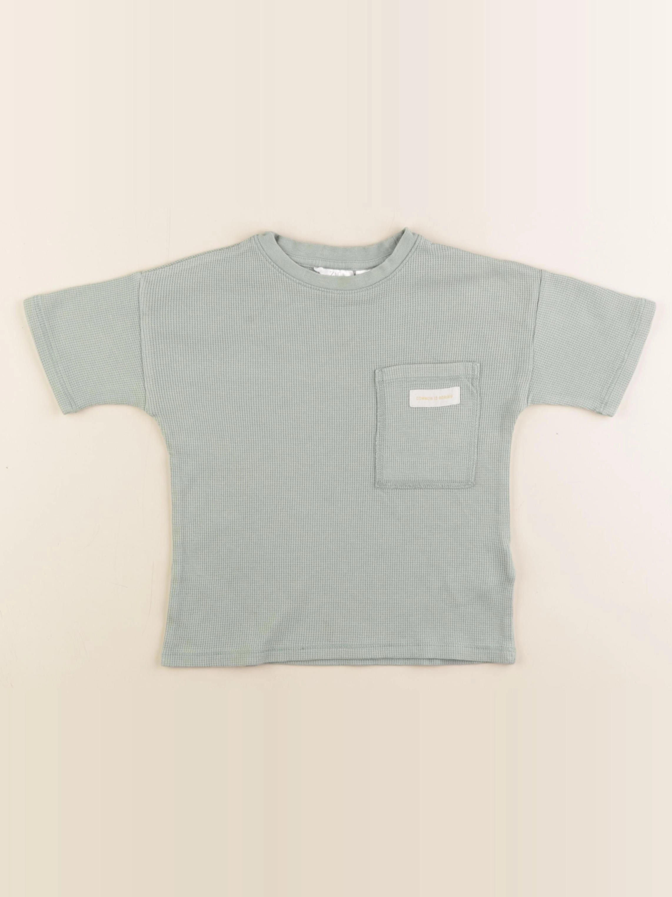 Zara - tee-shirt vert - 3 ans