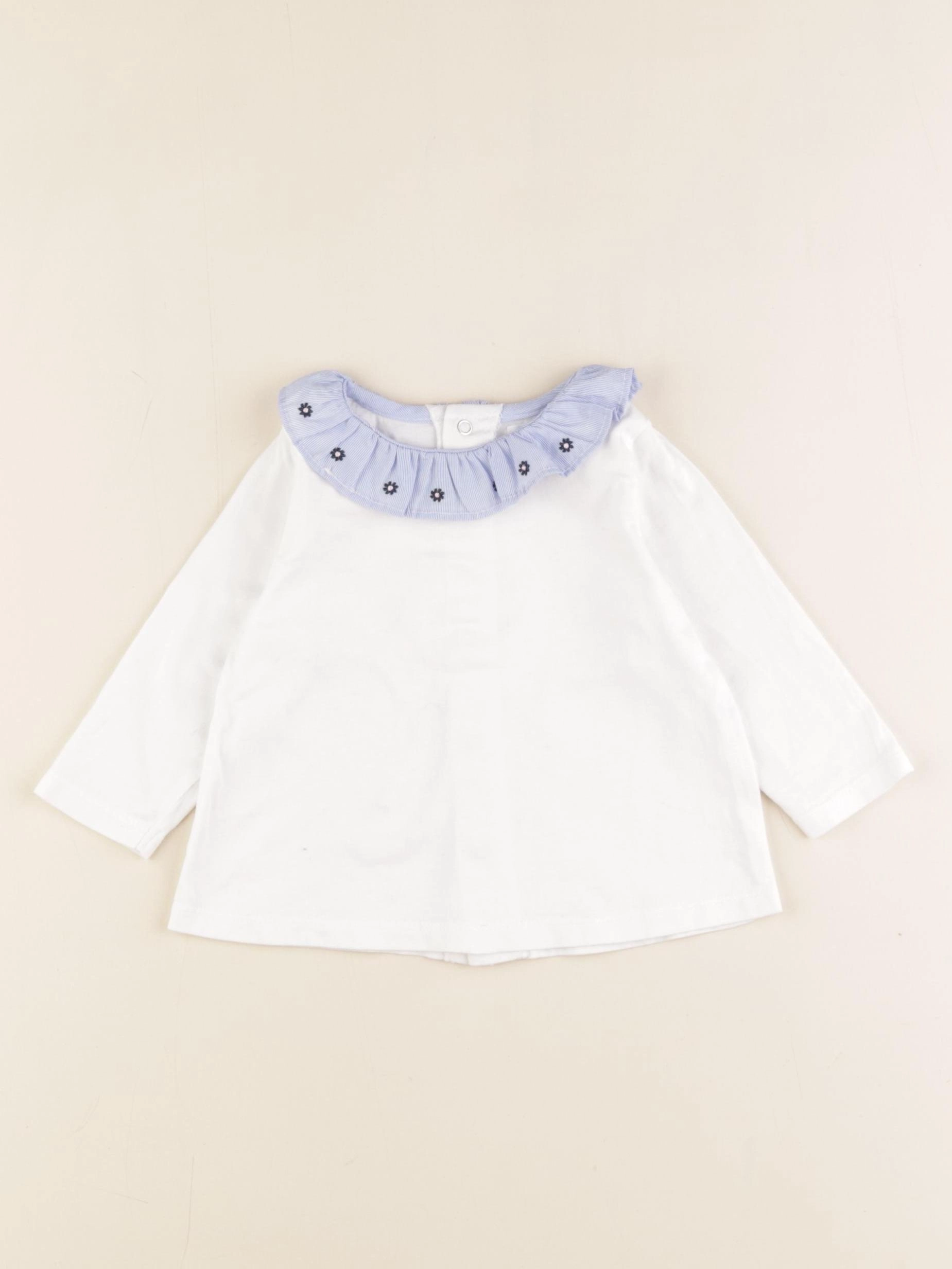 Boutchou - tee-shirt blanc - 9 mois