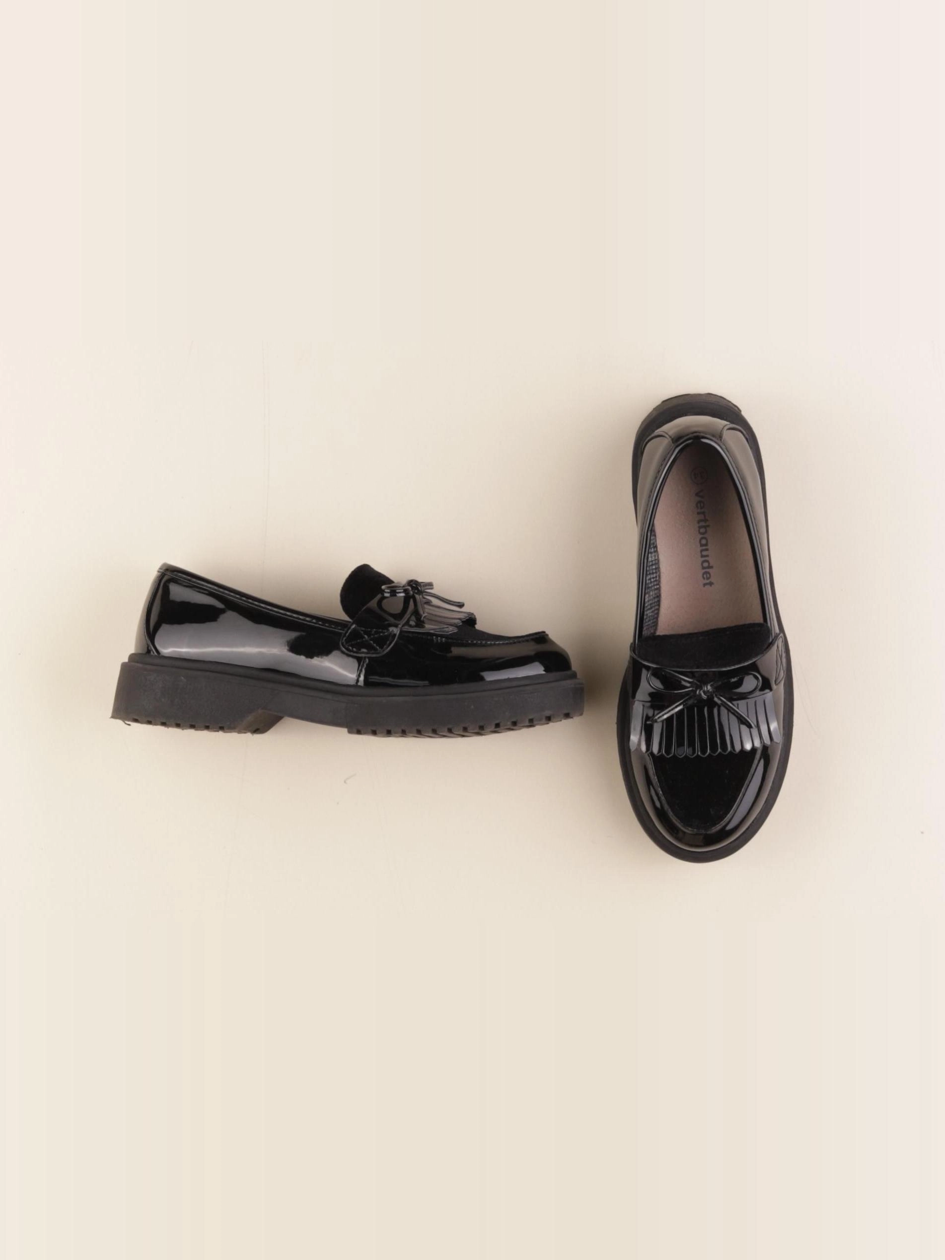 Vertbaudet - mocassins noir - pointure 34