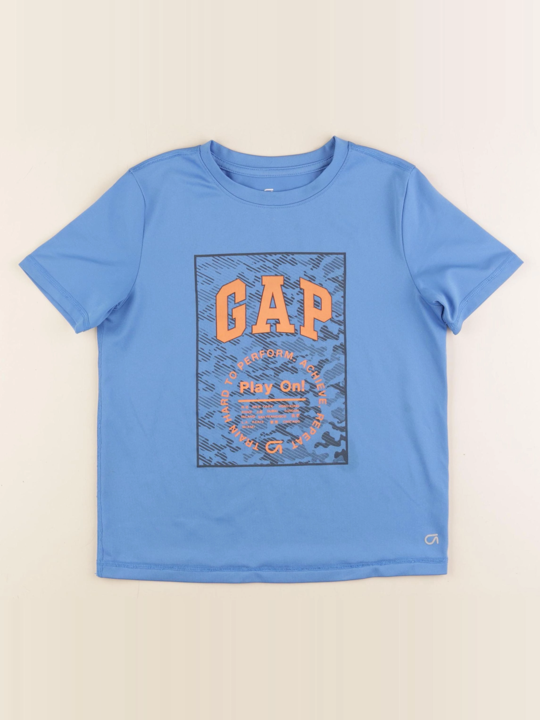 GAP - tee-shirt bleu - 6/7 ans