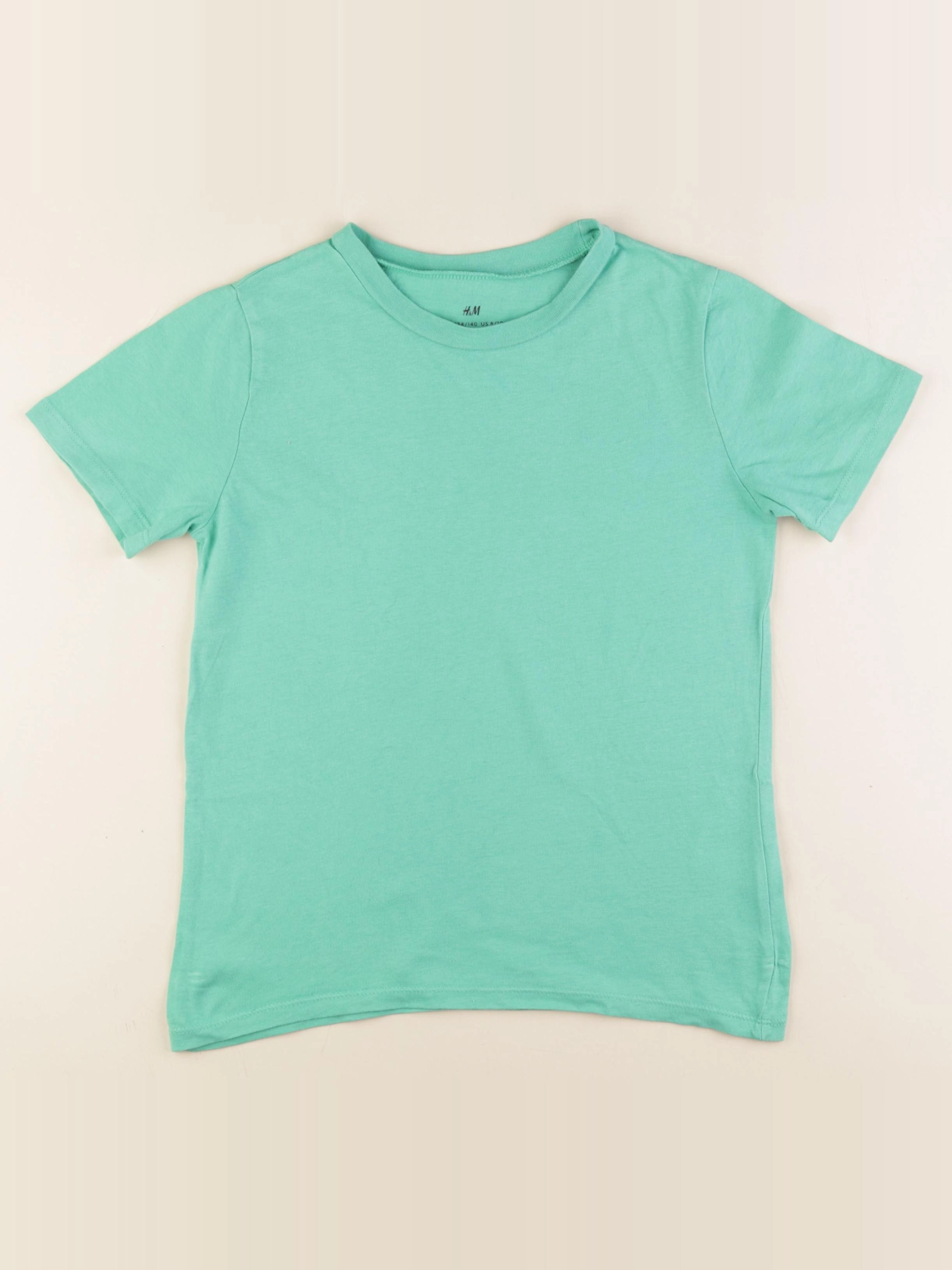 H&M - tee-shirt vert - 8/10 ans
