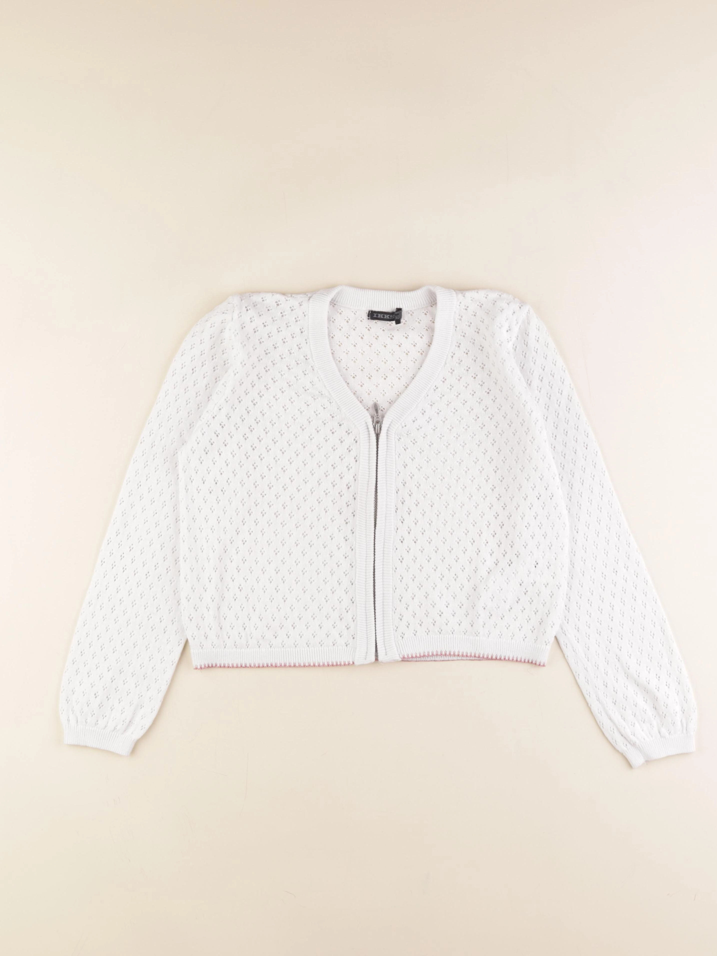 IKKS - gilet blanc - 10 ans