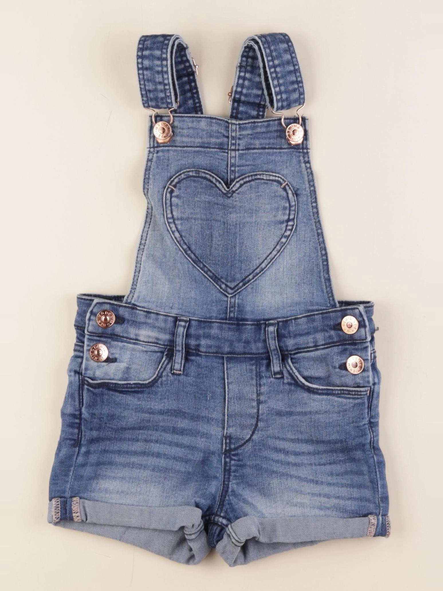 H&M - salopette bleu - 3/4 ans