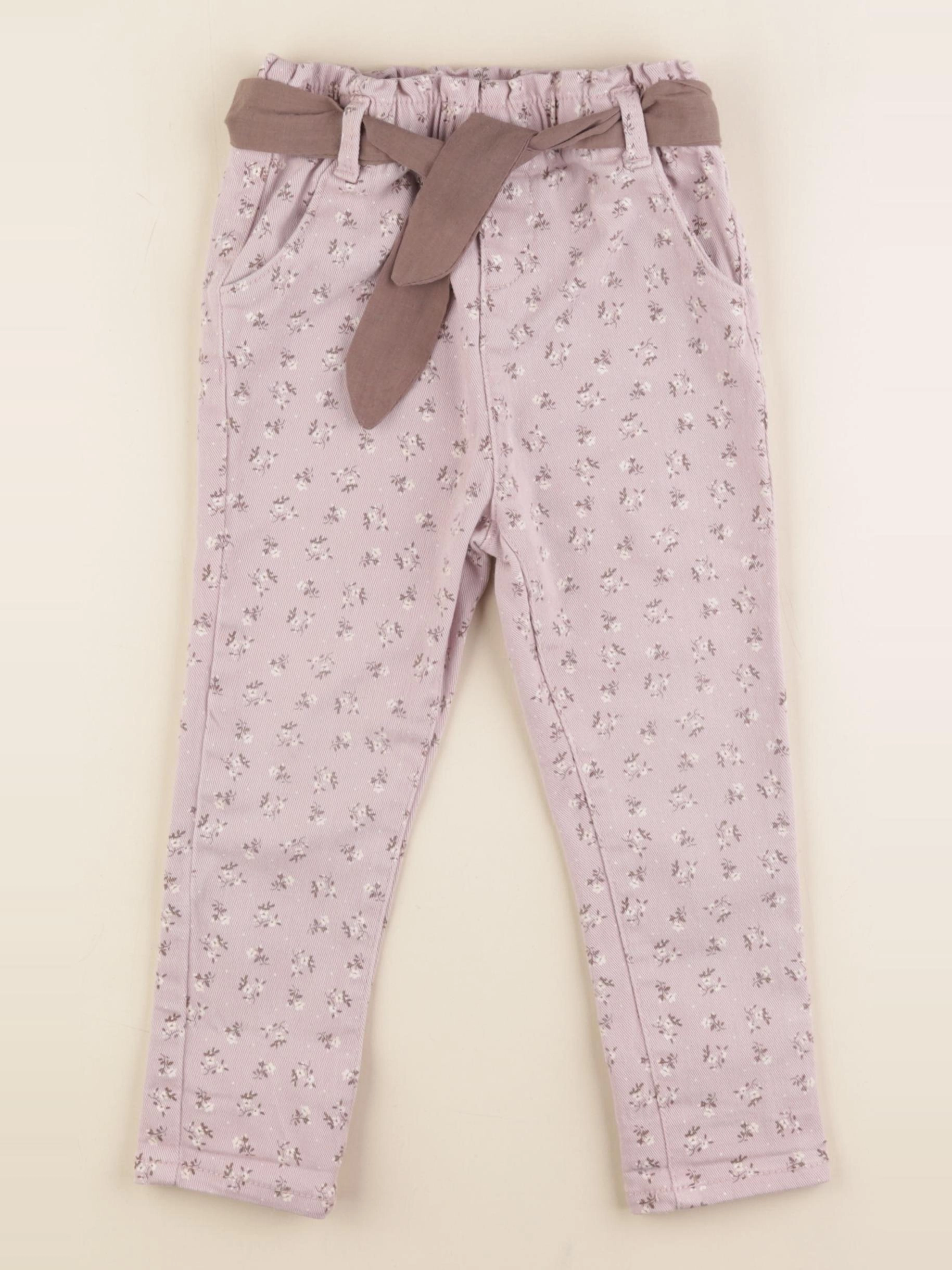 Vertbaudet - jean violet - 3 ans