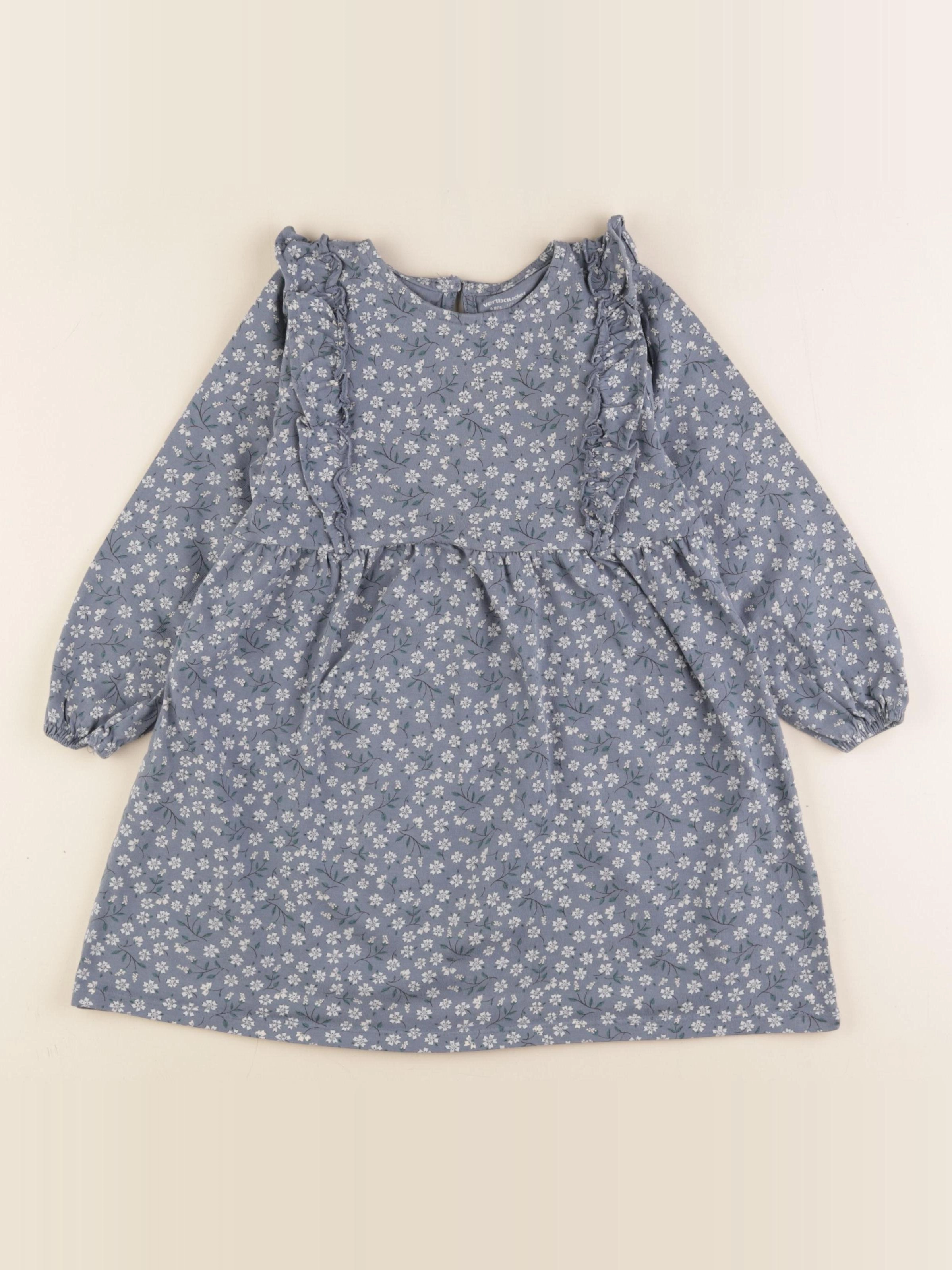 Vertbaudet - robe bleu - 4 ans