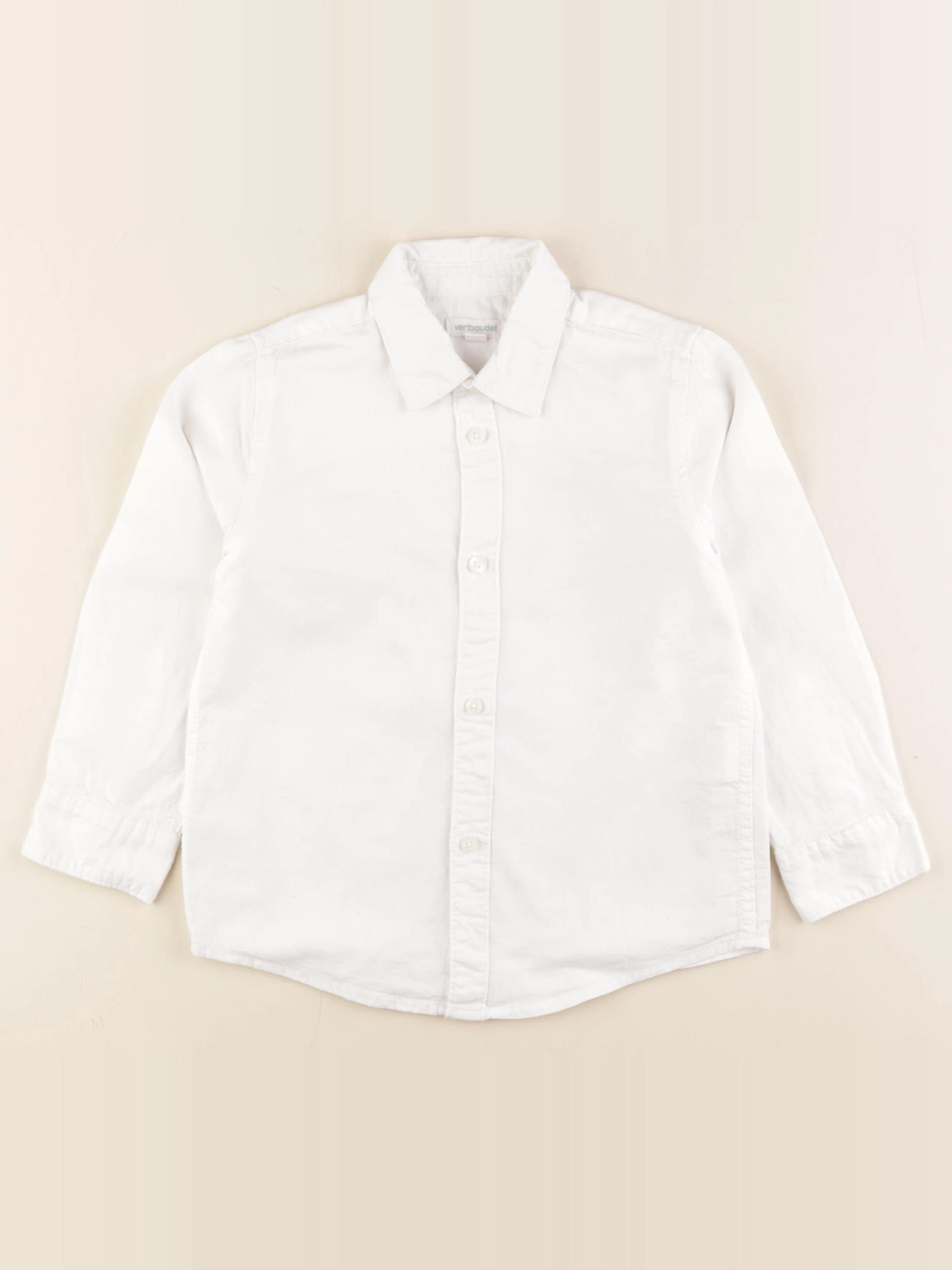 Vertbaudet - chemise blanc - 4 ans