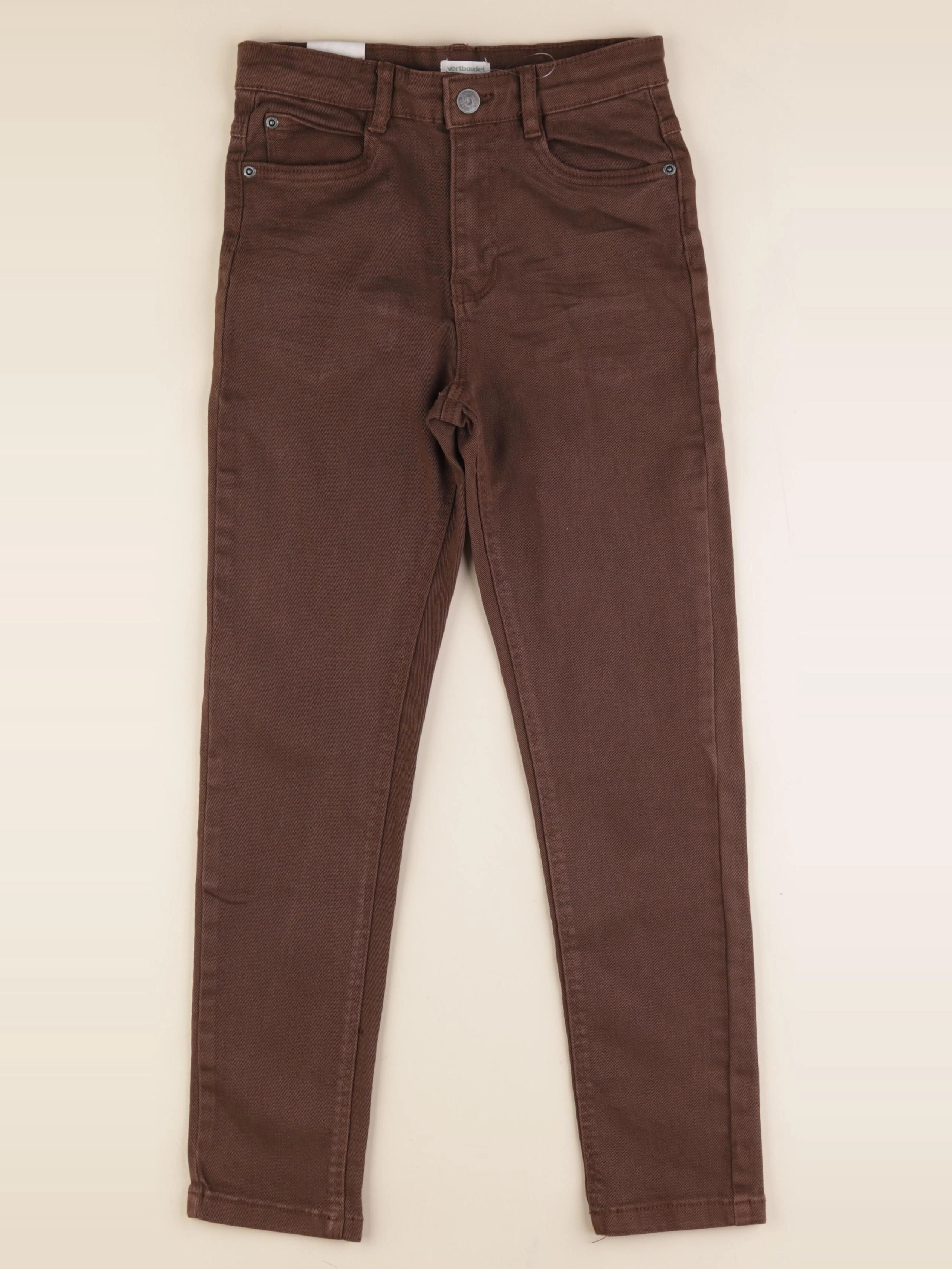 Vertbaudet - jean marron - 10 ans