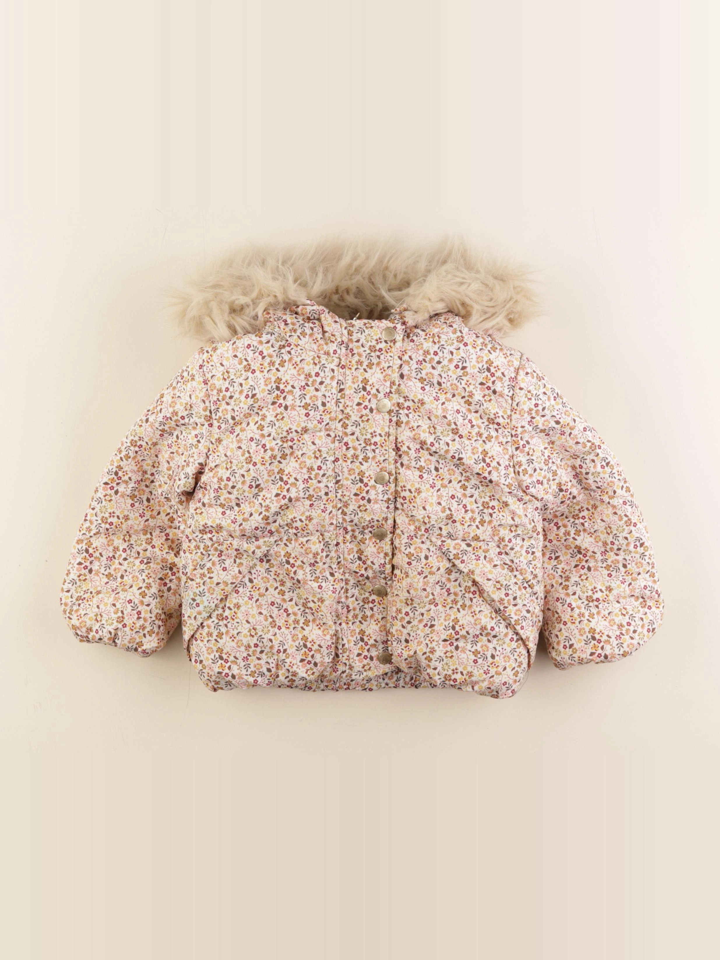 Vertbaudet - doudoune multicolore - 2 ans