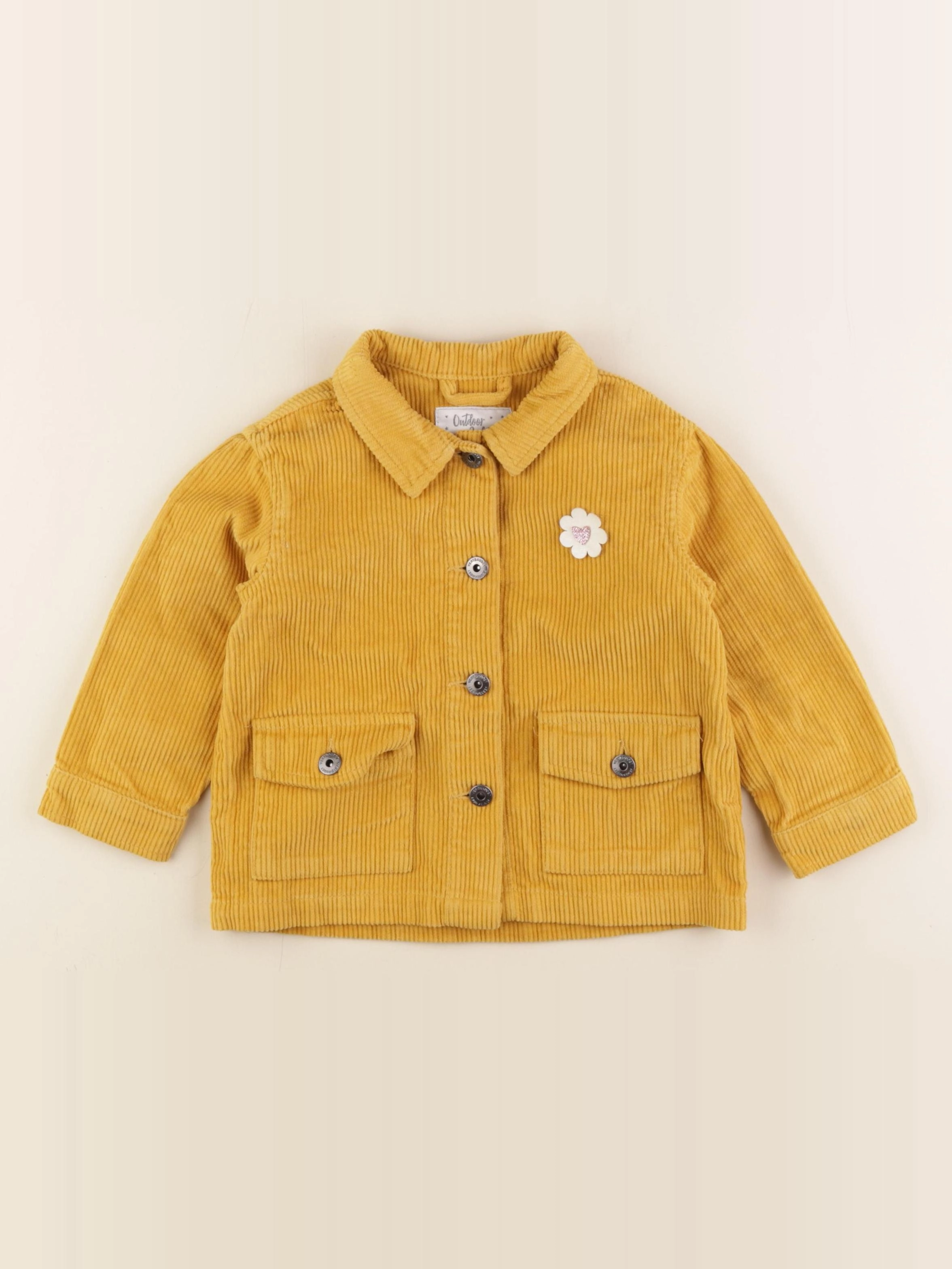 Vertbaudet - chemise jaune - 3 ans