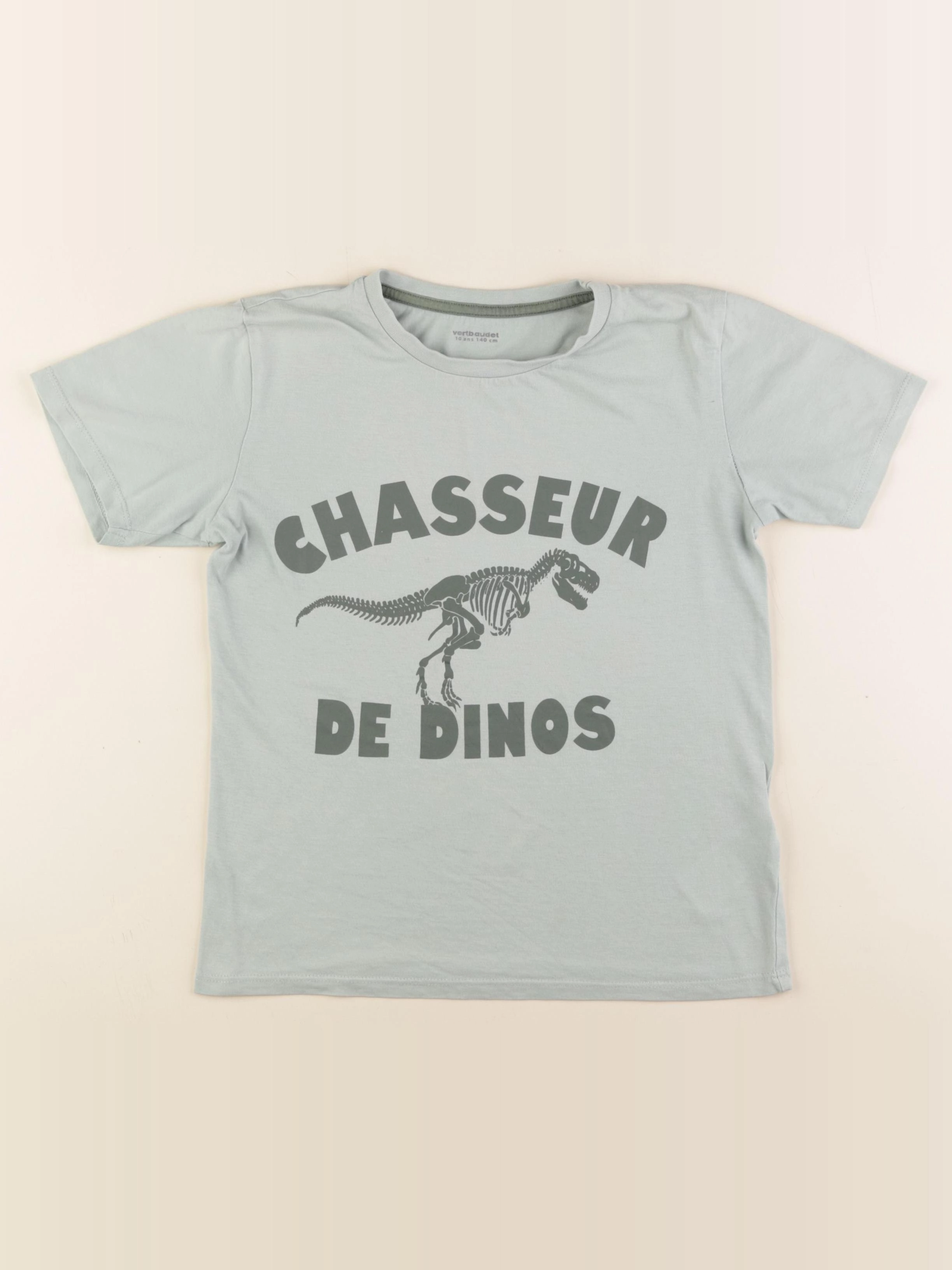 Vertbaudet - tee-shirt vert - 10 ans