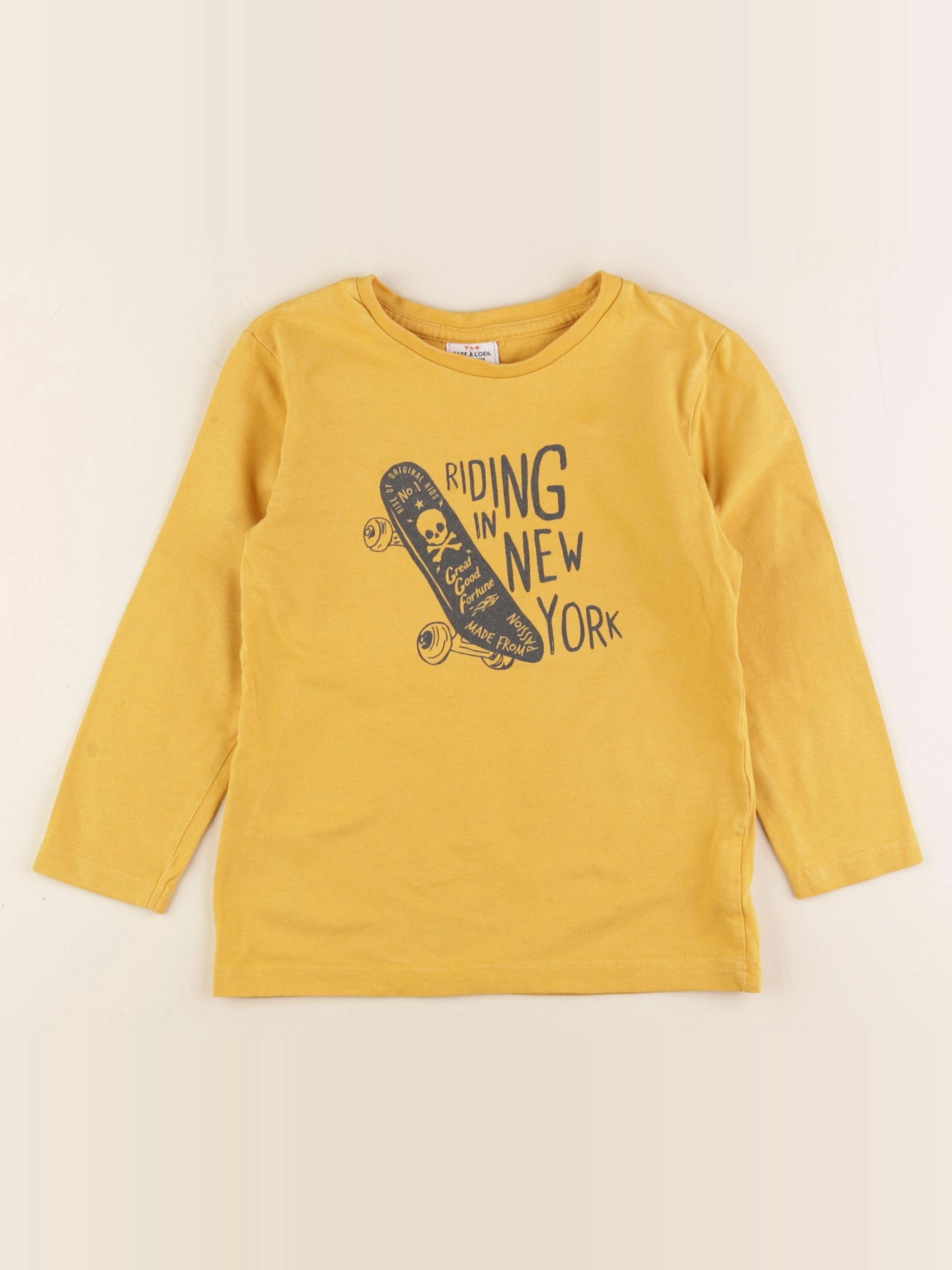 Tape à l'oeil - tee-shirt jaune - 5 ans