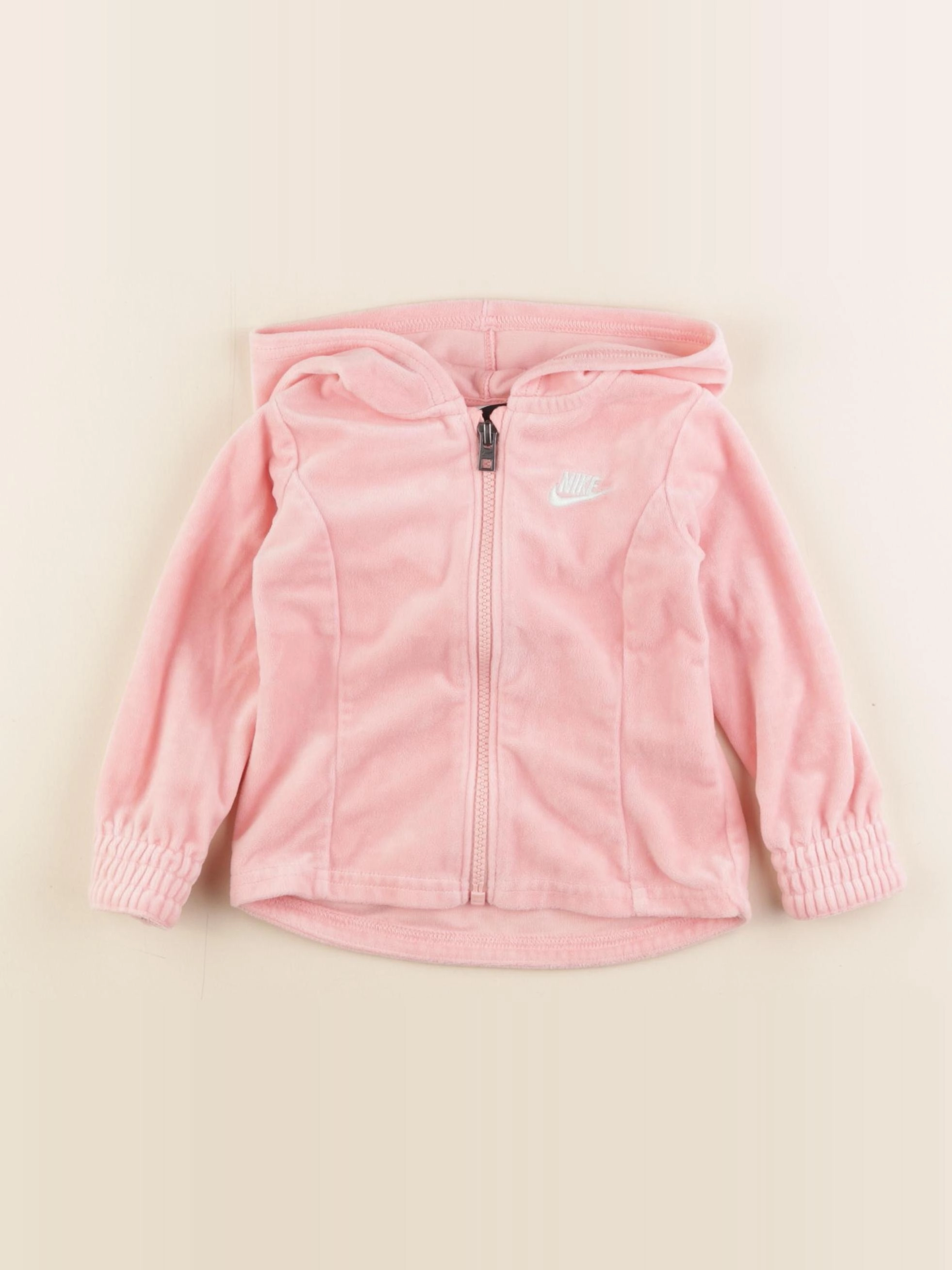 Nike - sweat éponge rose - 18 mois