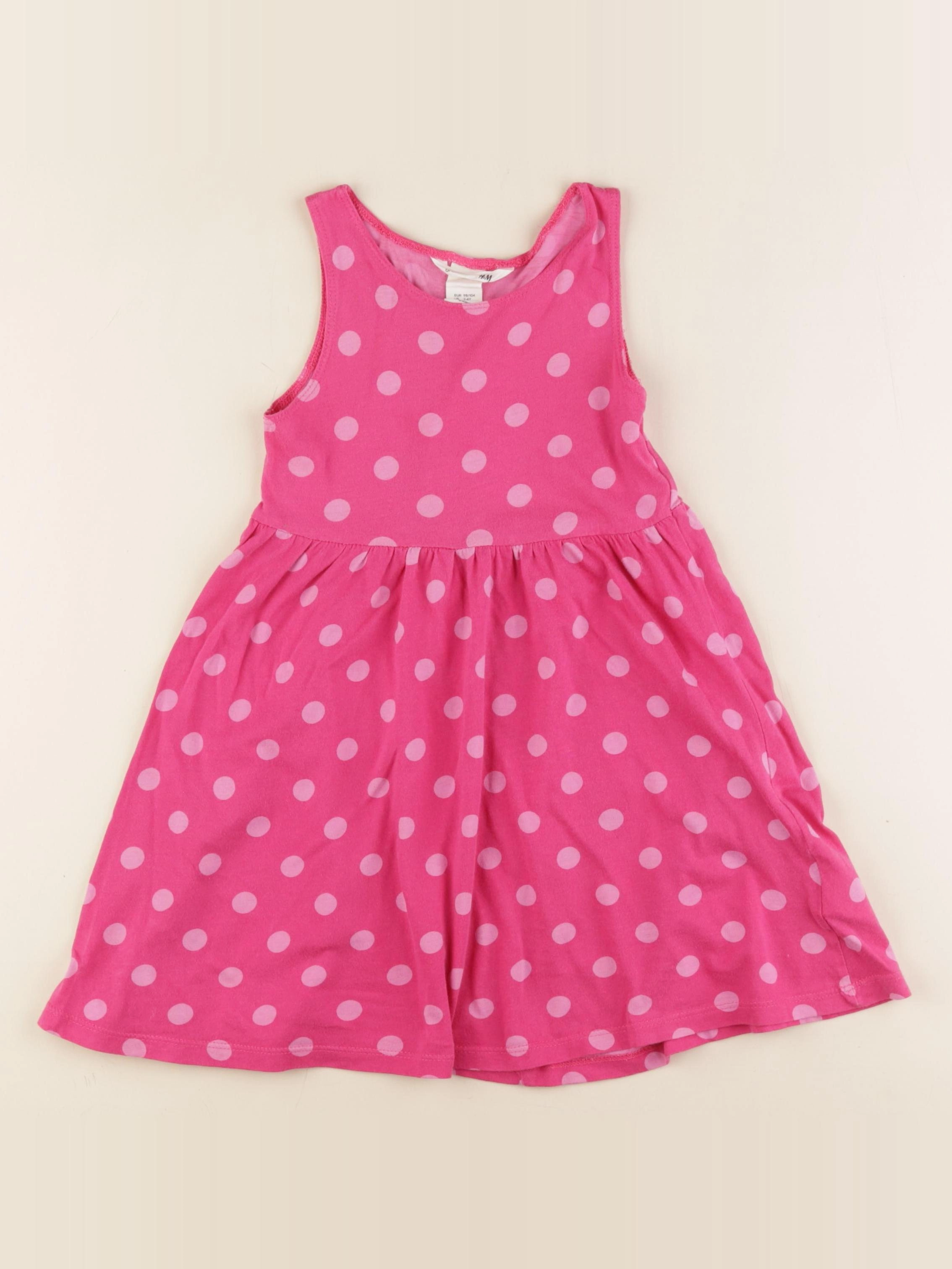 H&M - robe rose - 2/4 ans