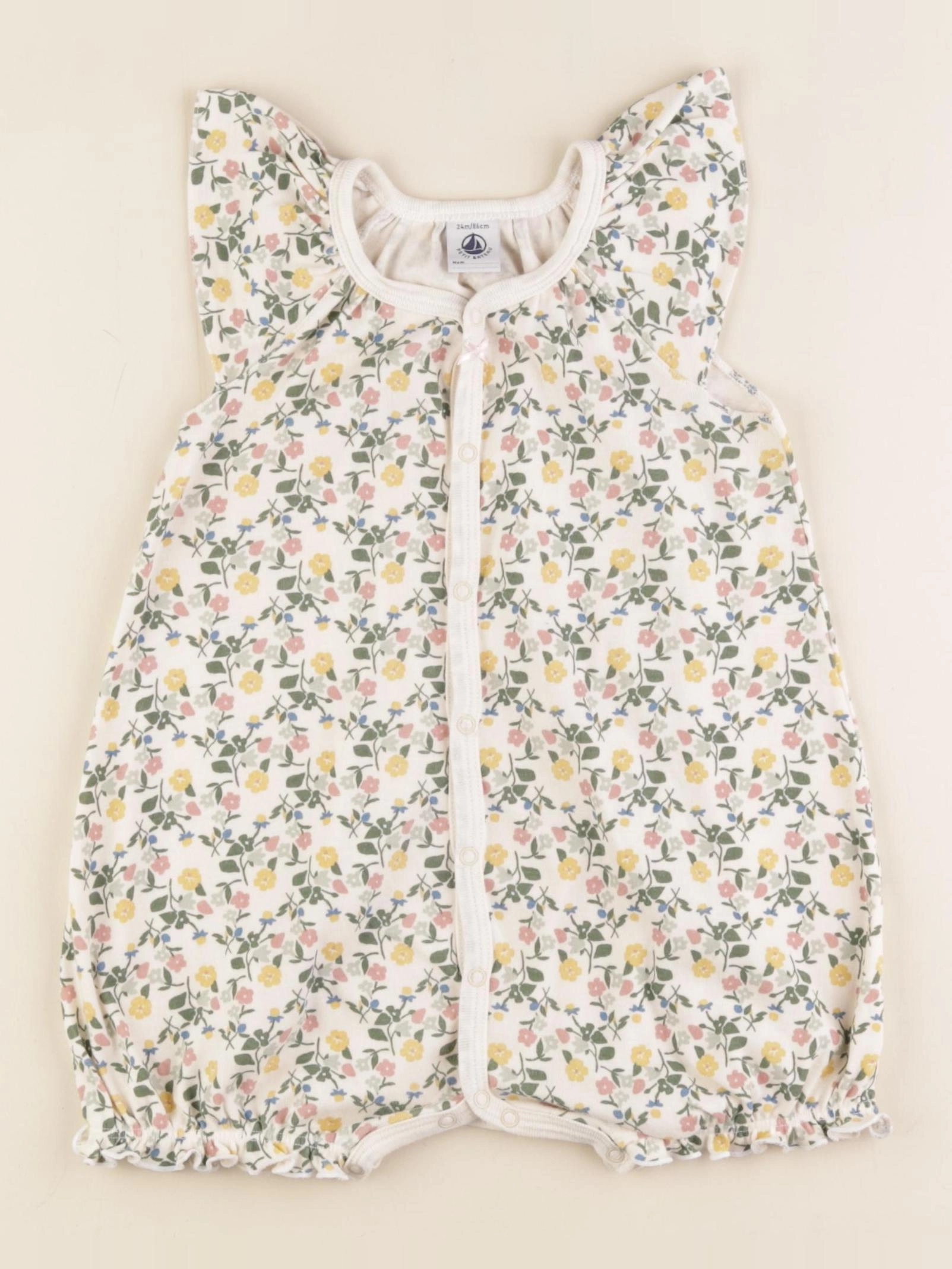 Petit Bateau - pyjama coton multicolore - 24 mois