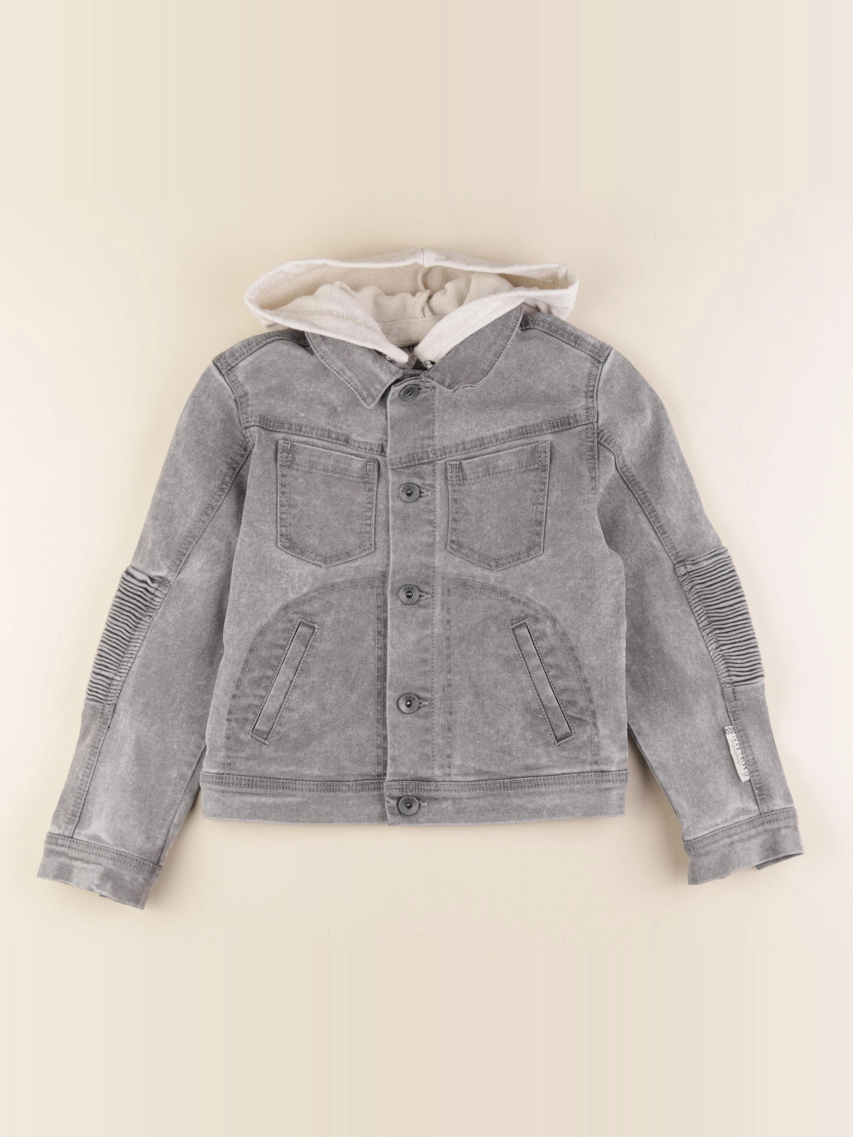IKKS - veste imprimé au dos gris - 8 ans