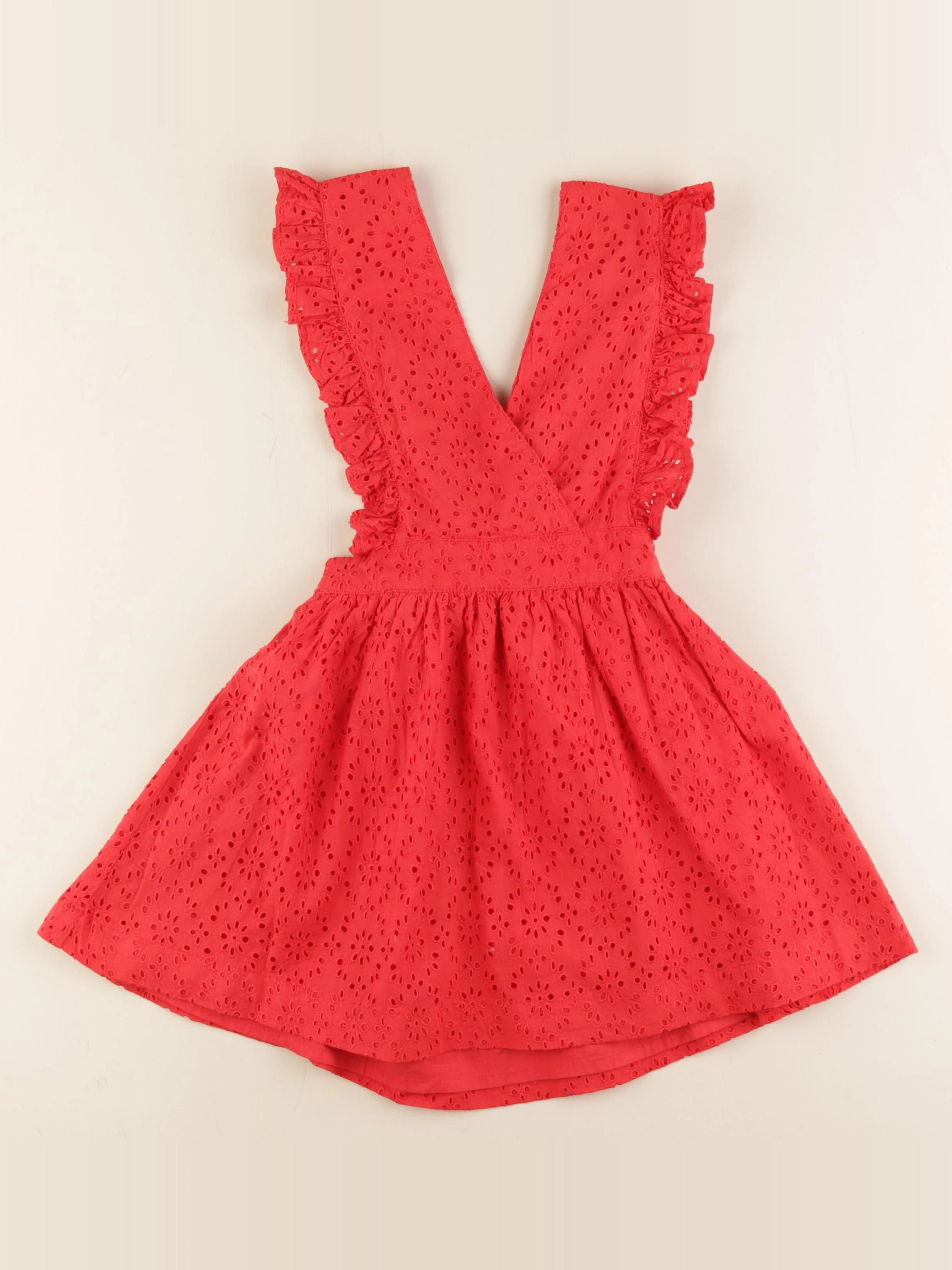 Monoprix - robe rouge - 5 ans