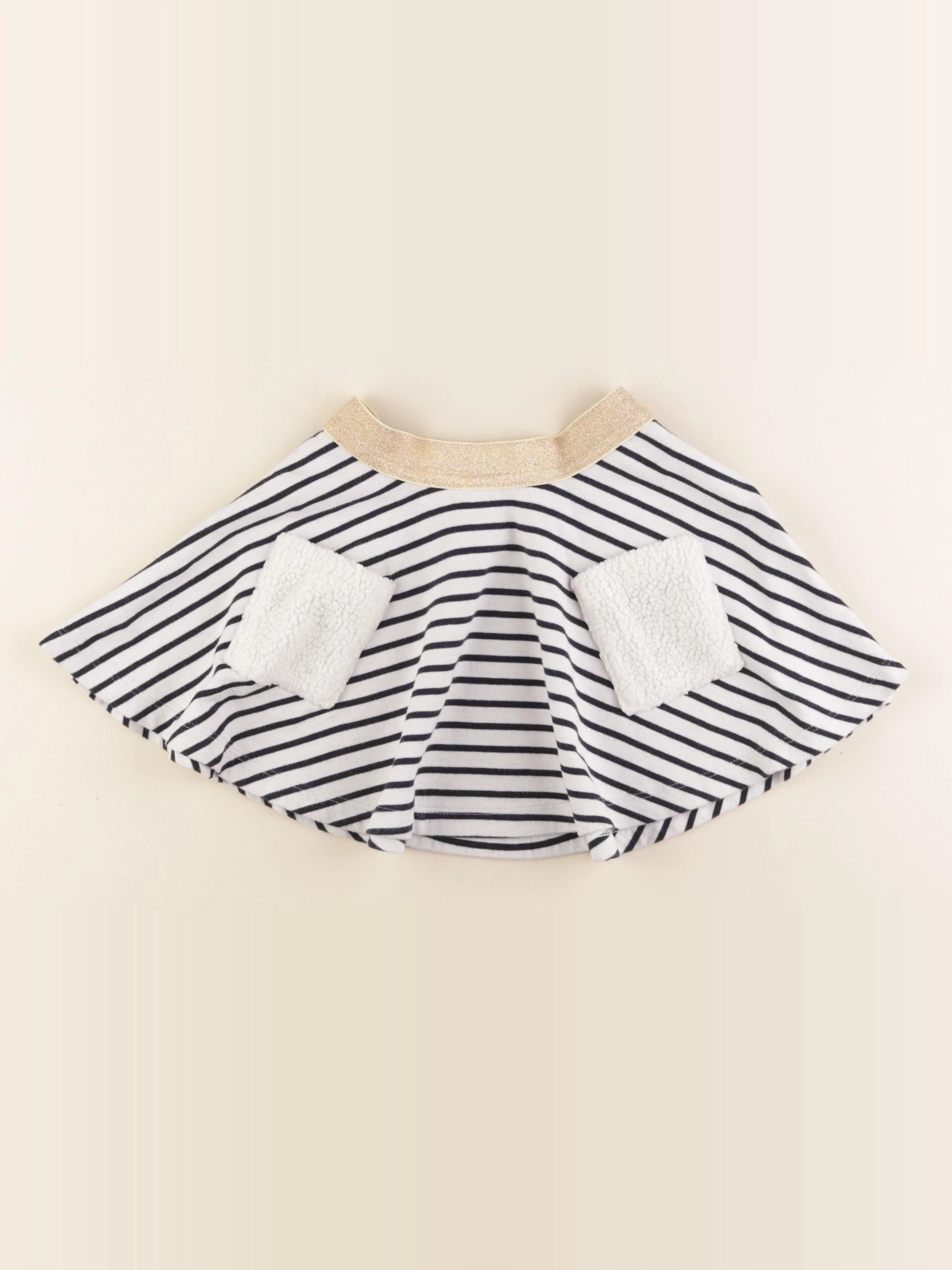 Petit Bateau - jupe blanc, bleu - 6 ans