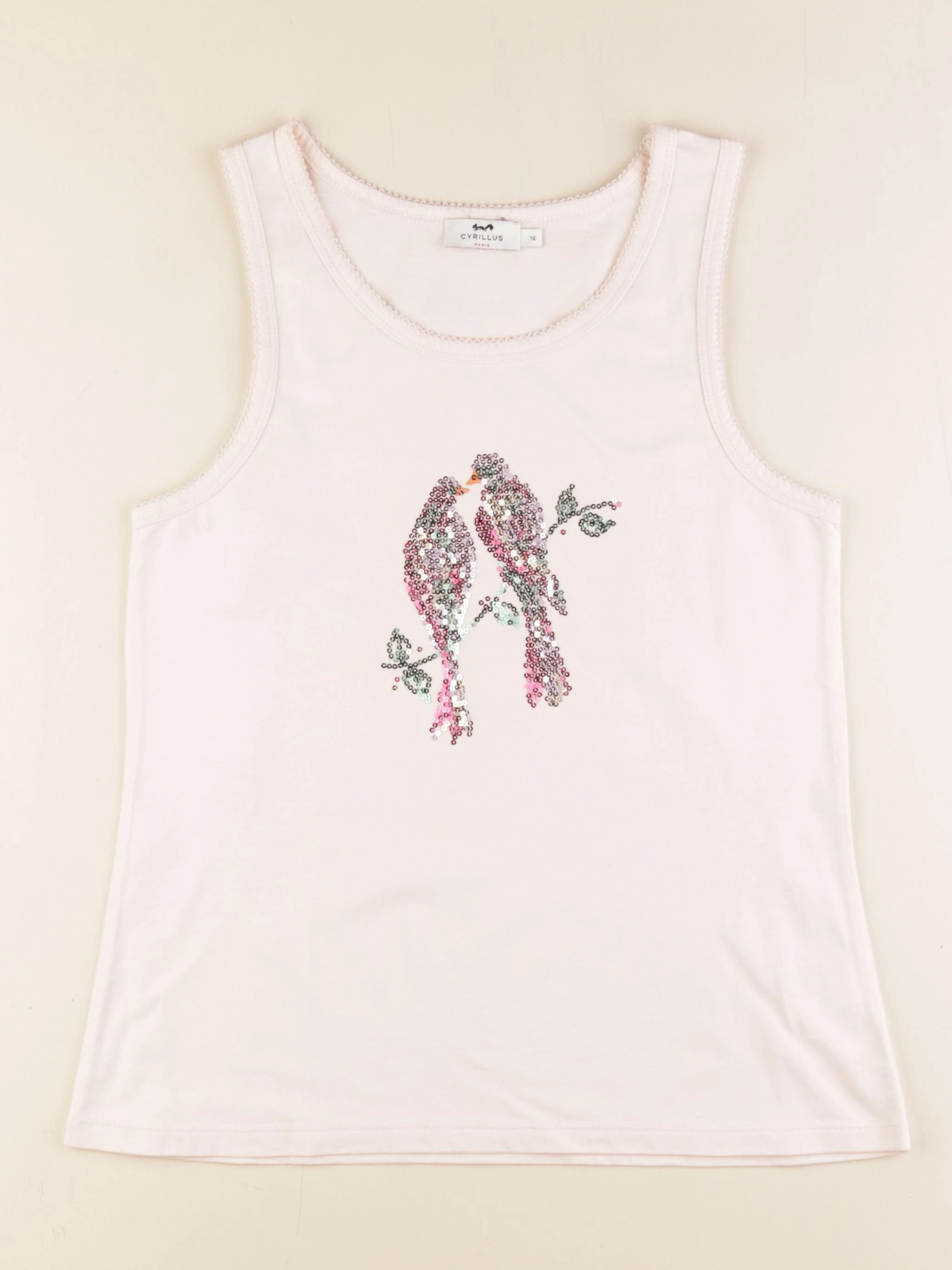 Cyrillus - débardeur rose - 14 ans