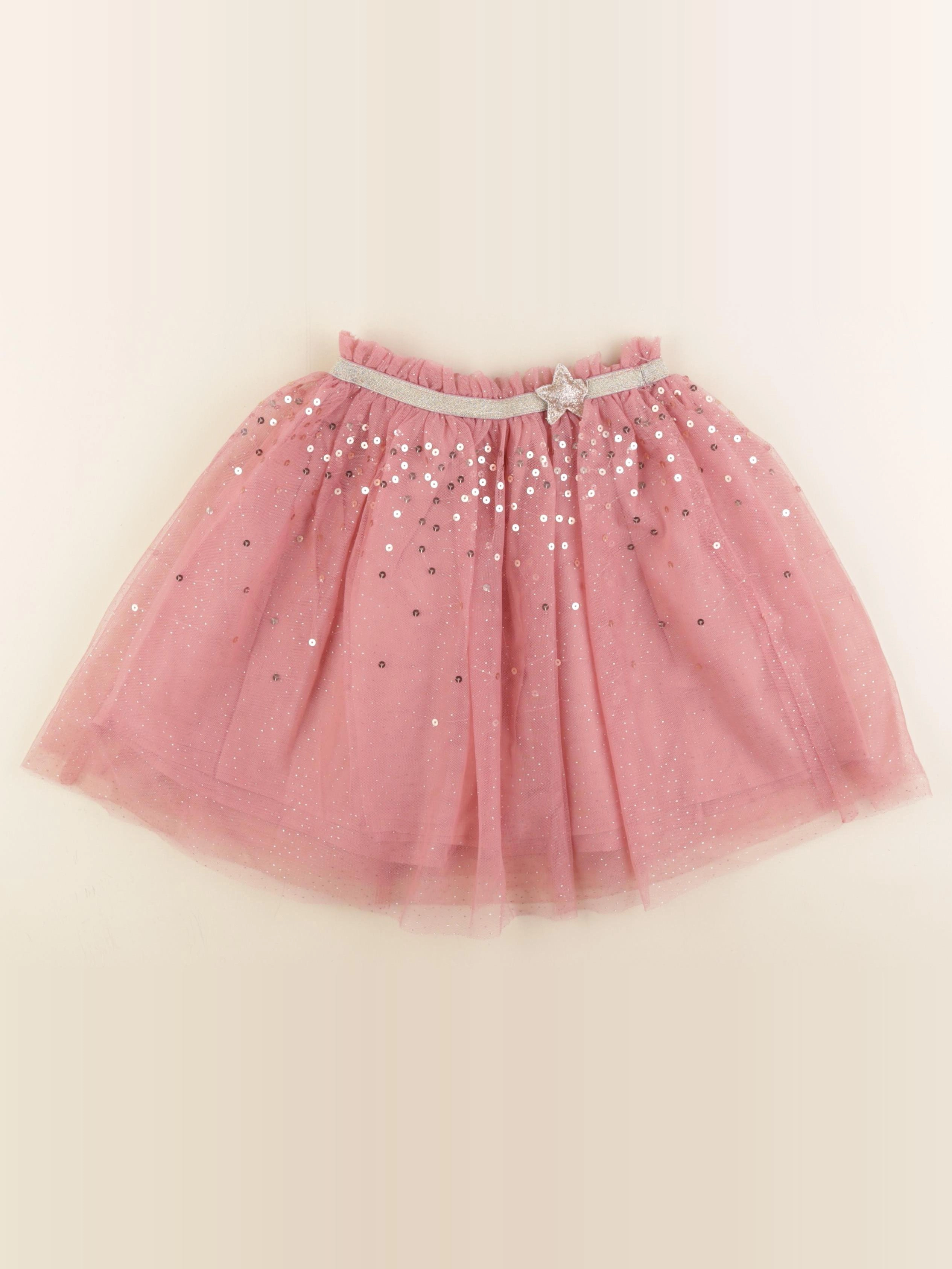 Vertbaudet - jupe rose - 8 ans