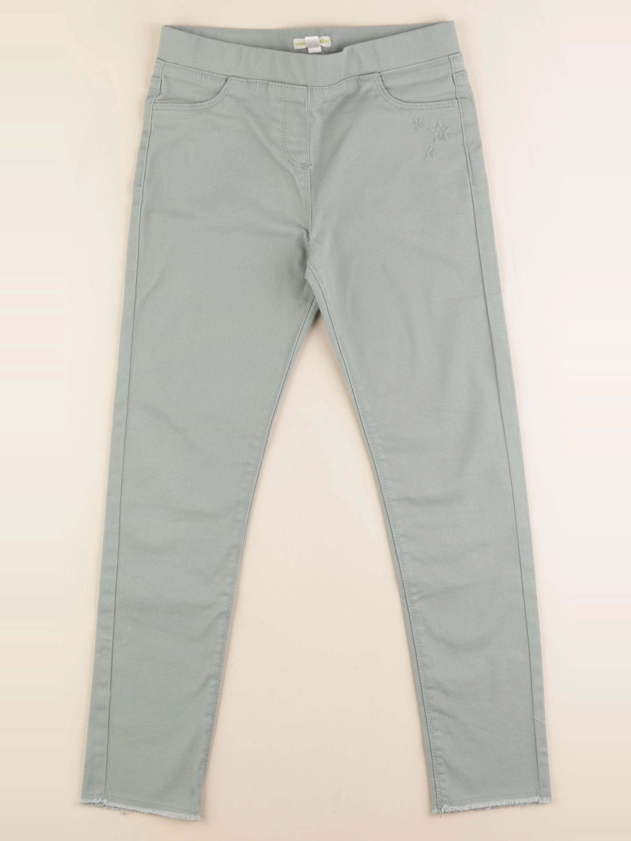 Vertbaudet - jegging vert - 9 ans
