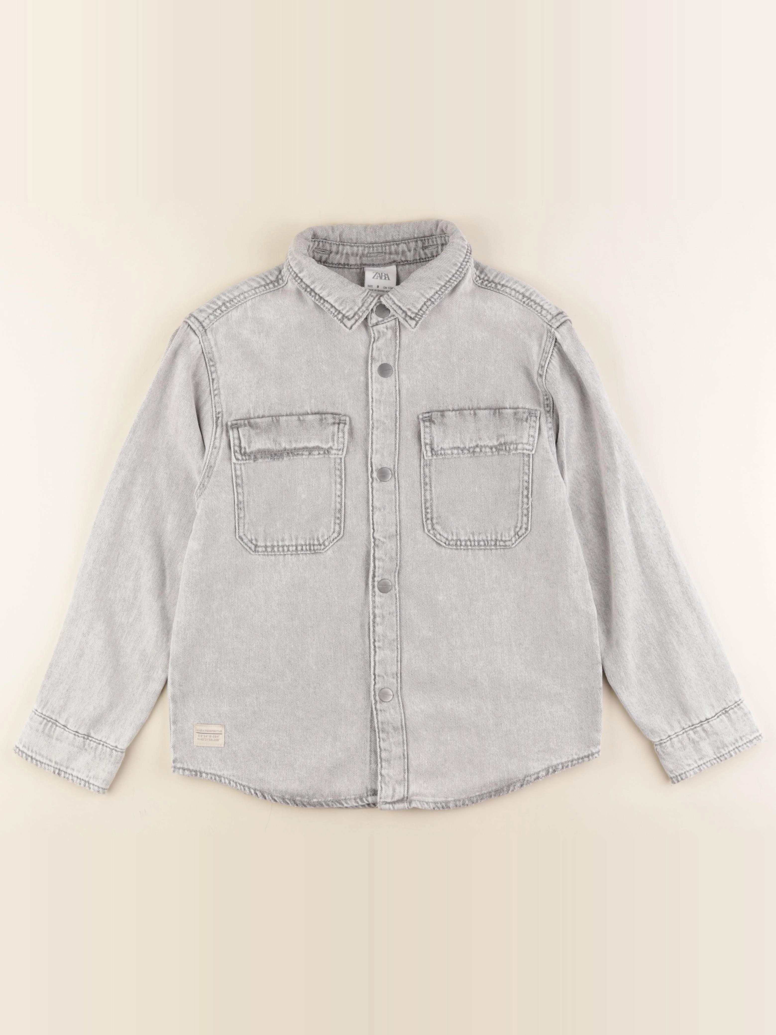 Zara - chemise gris - 9 ans