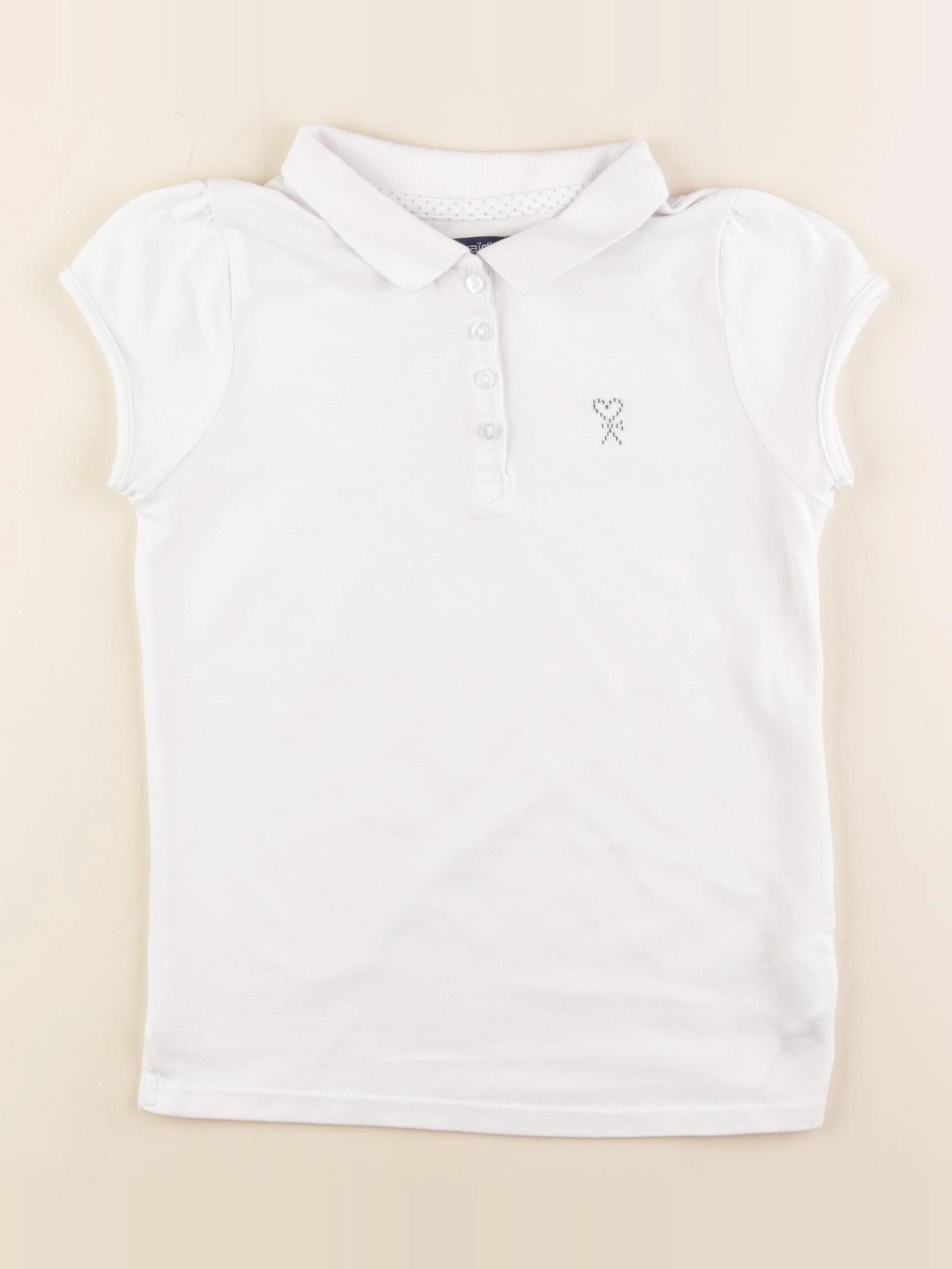 Okaidi - polo blanc - 8 ans