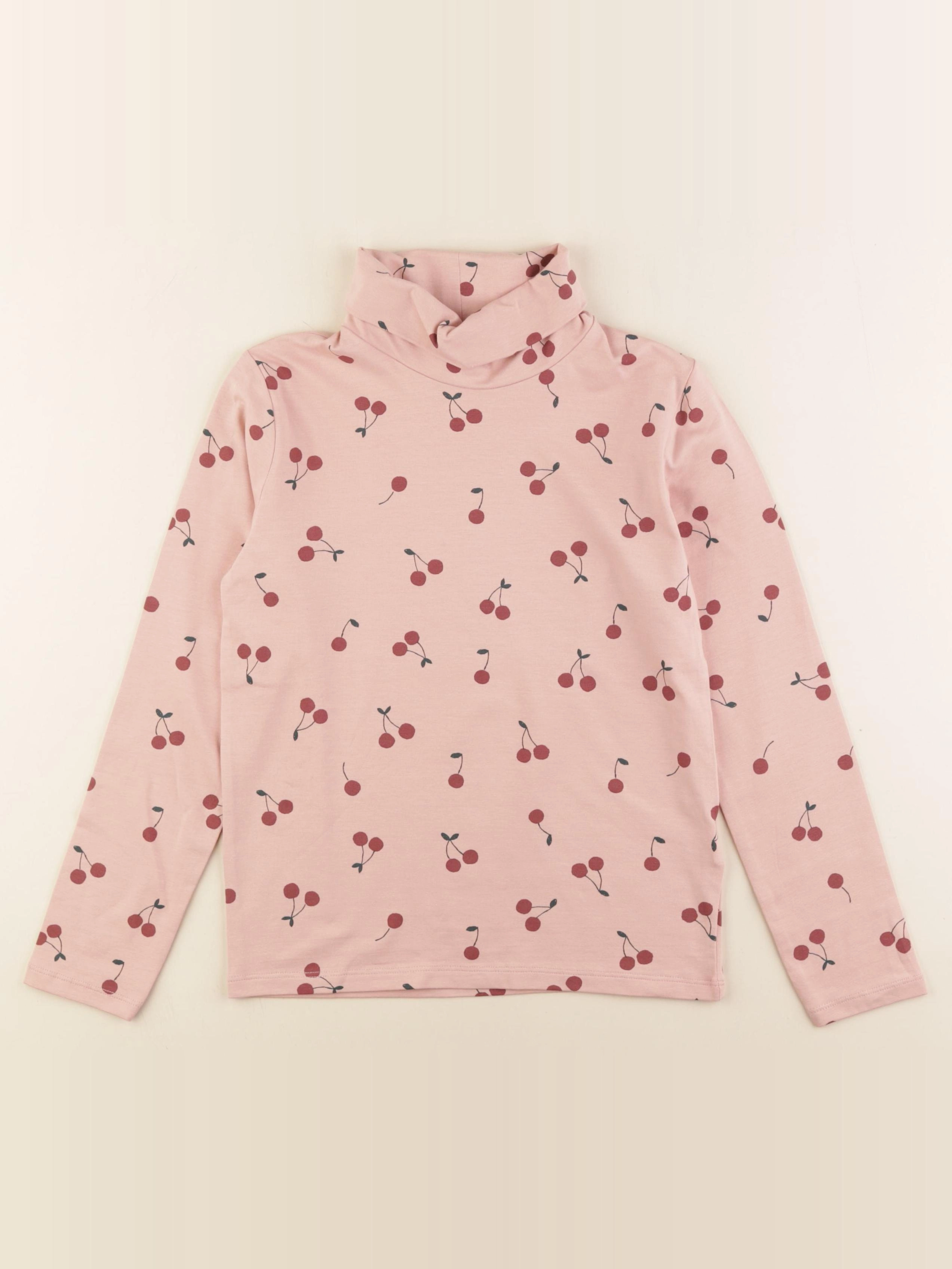 Vertbaudet - sous-pull rose - 8 ans