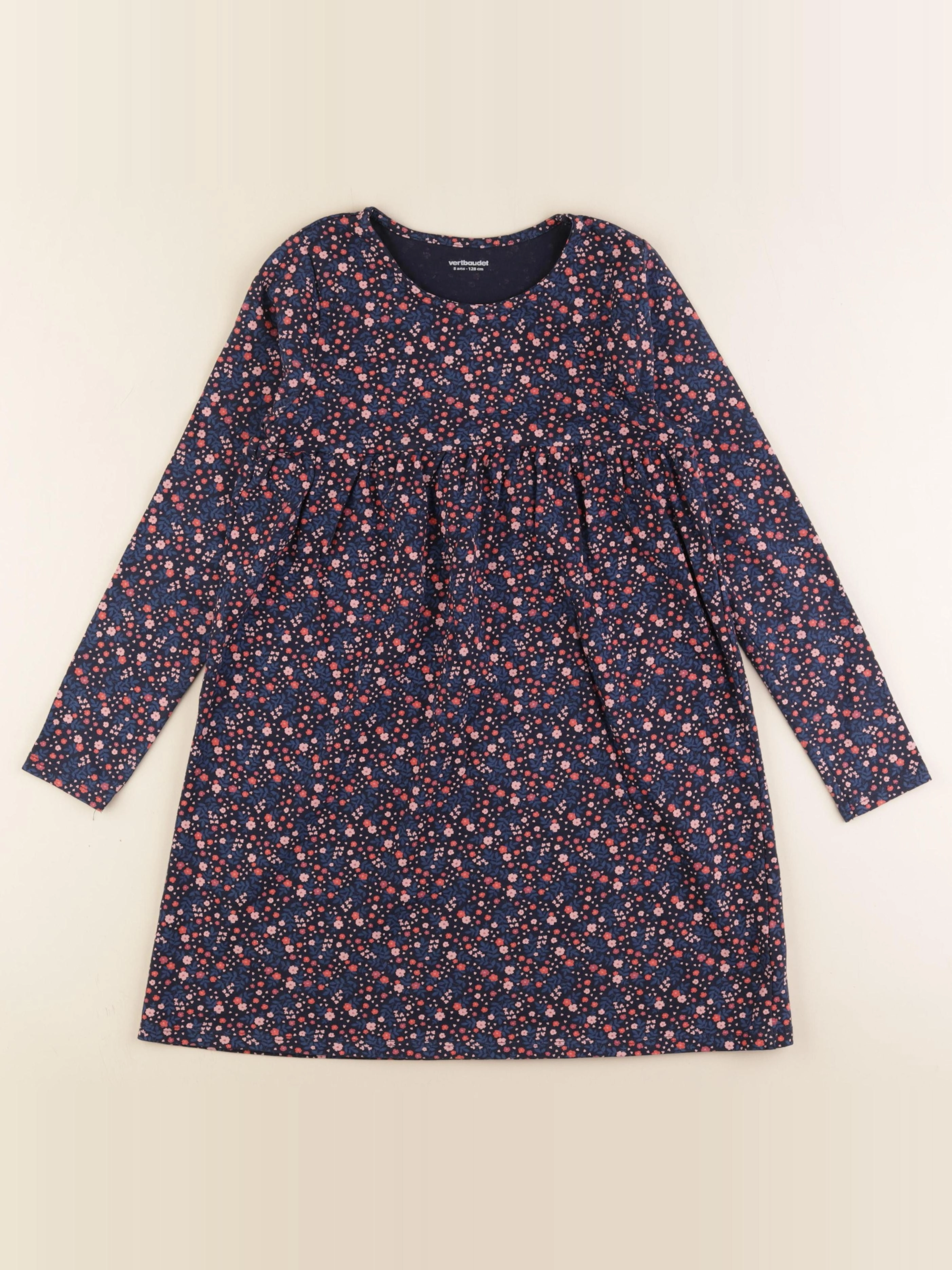 Vertbaudet - robe bleu - 8 ans