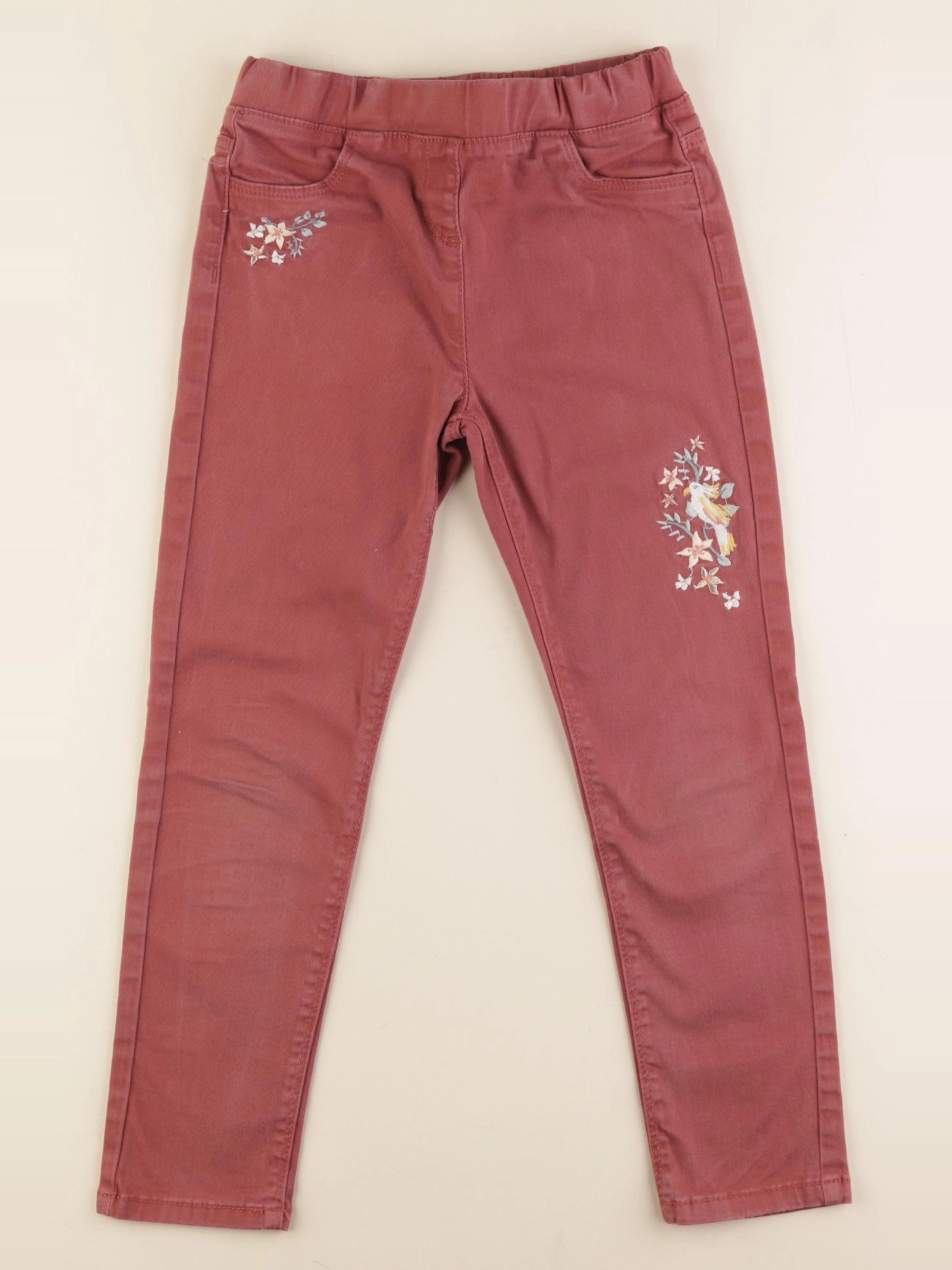 Vertbaudet - jegging rose - 8 ans