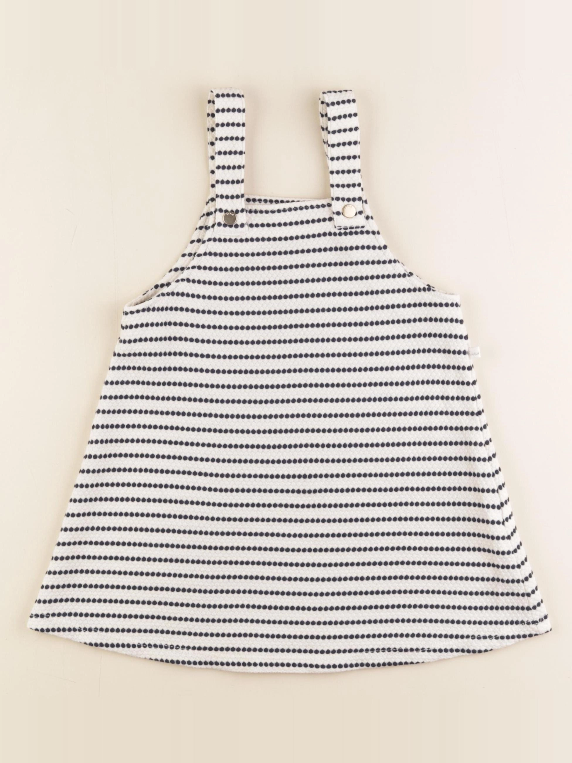 IKKS - robe blanc, bleu - 2 ans