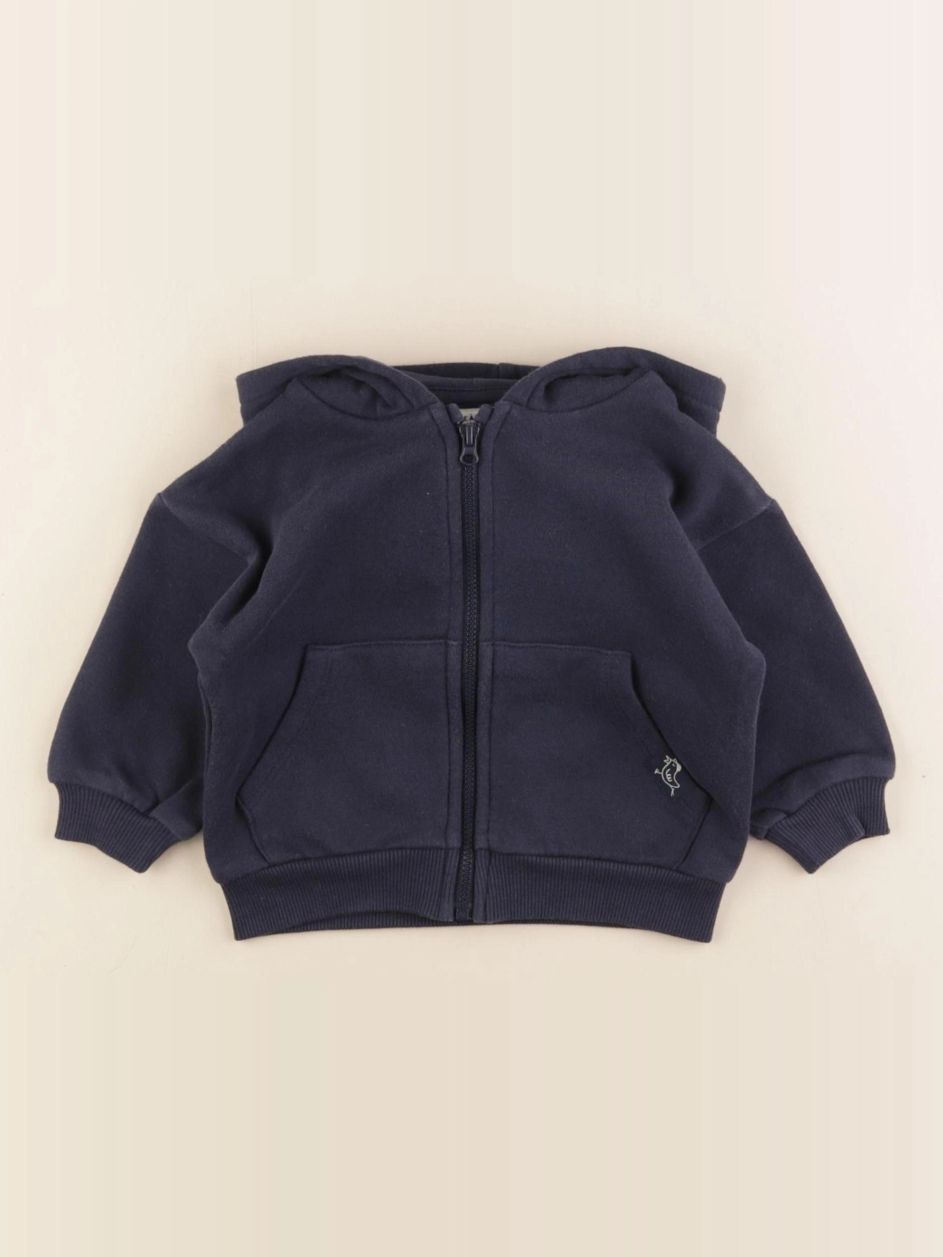 Tape à l'oeil - sweat bleu - 9 mois