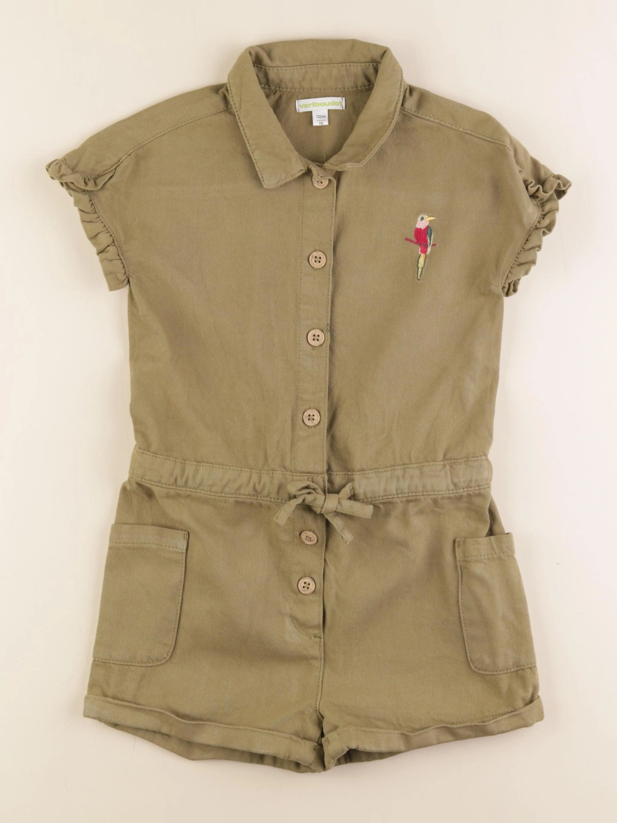 Vertbaudet - combinaison vert - 7 ans