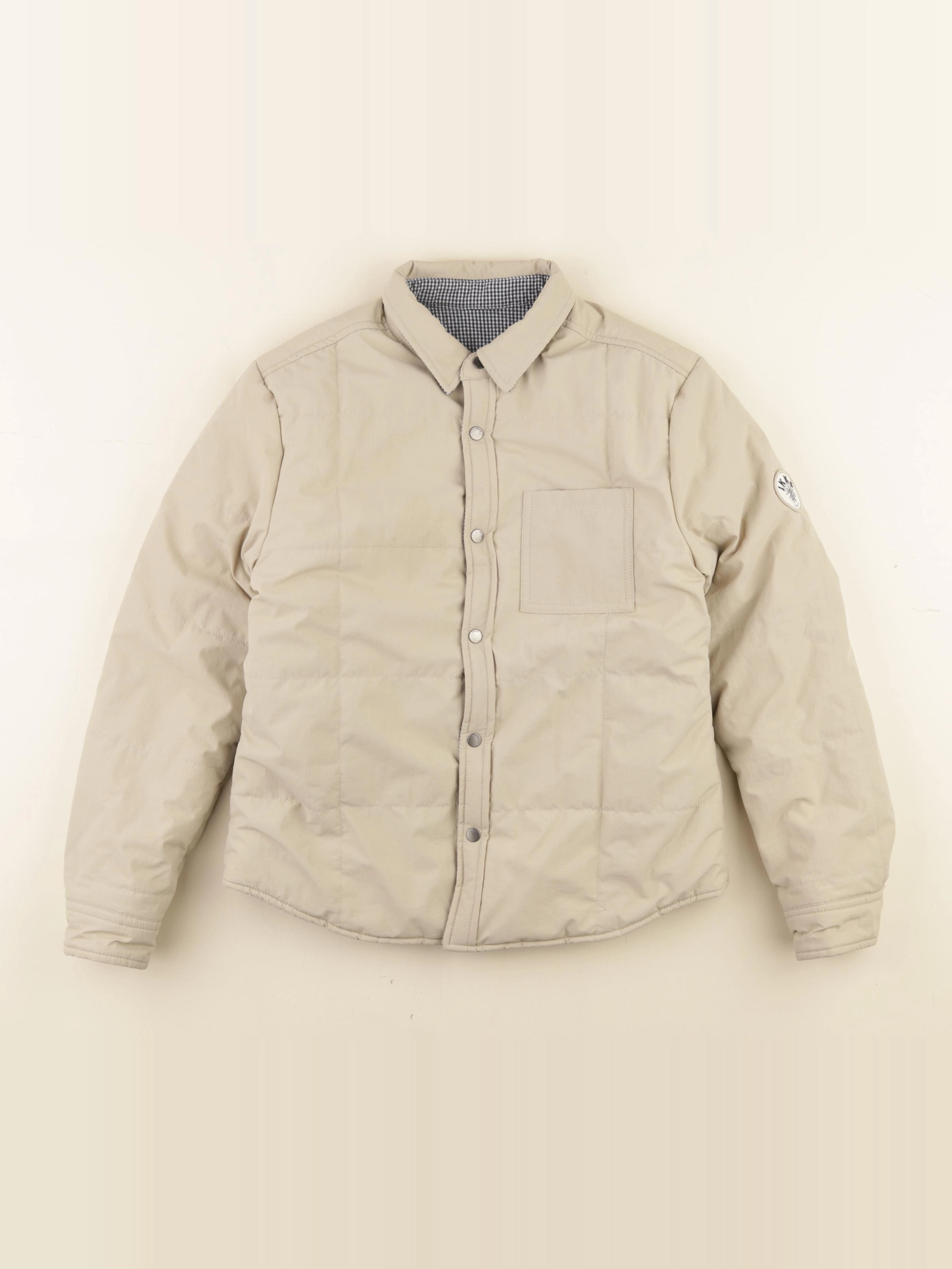 IKKS - veste réversible beige, bleu - 12 ans