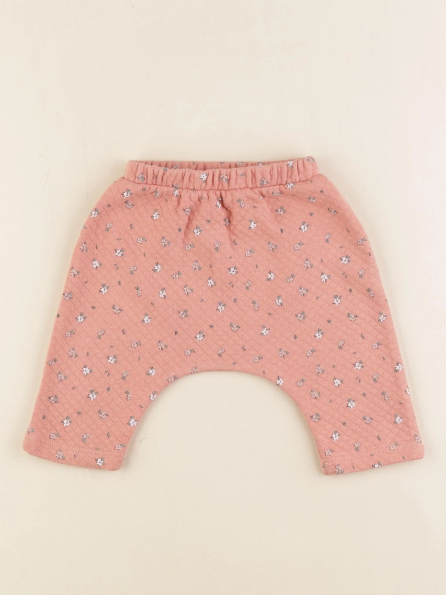 Vertbaudet - sarouel rose - 3 mois