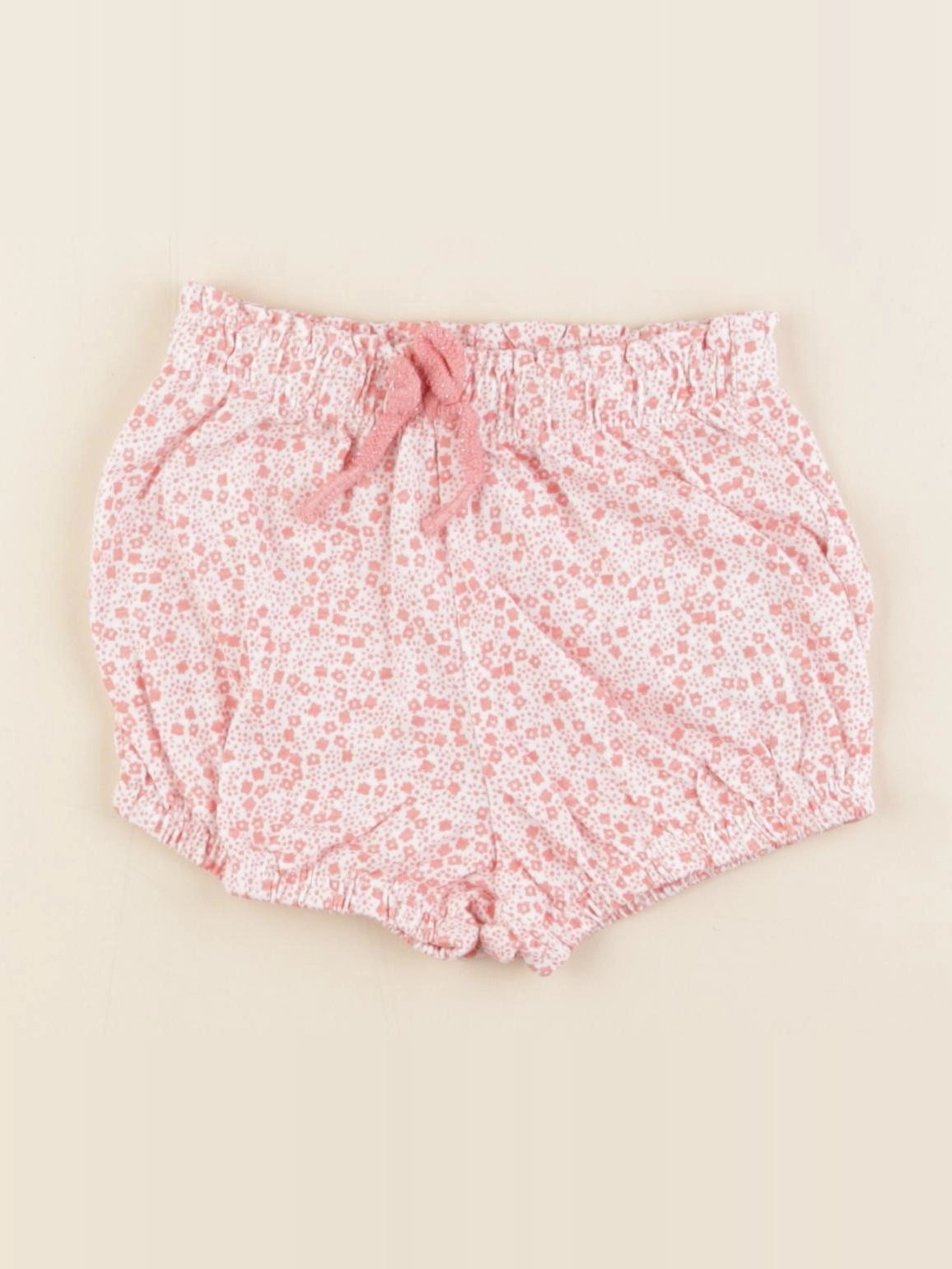 Vertbaudet - bloomer rose - 6 mois