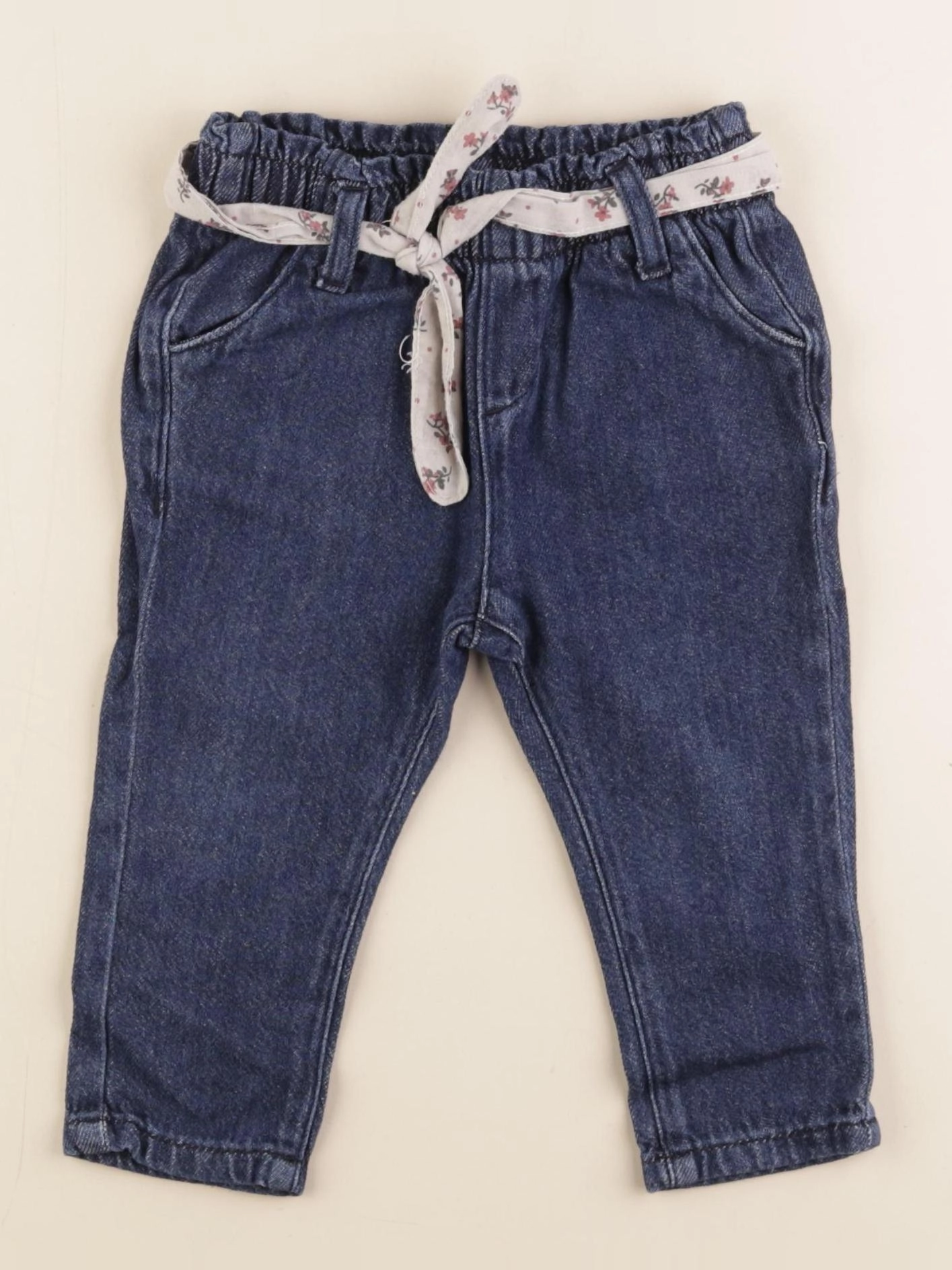 Vertbaudet - jean bleu - 12 mois