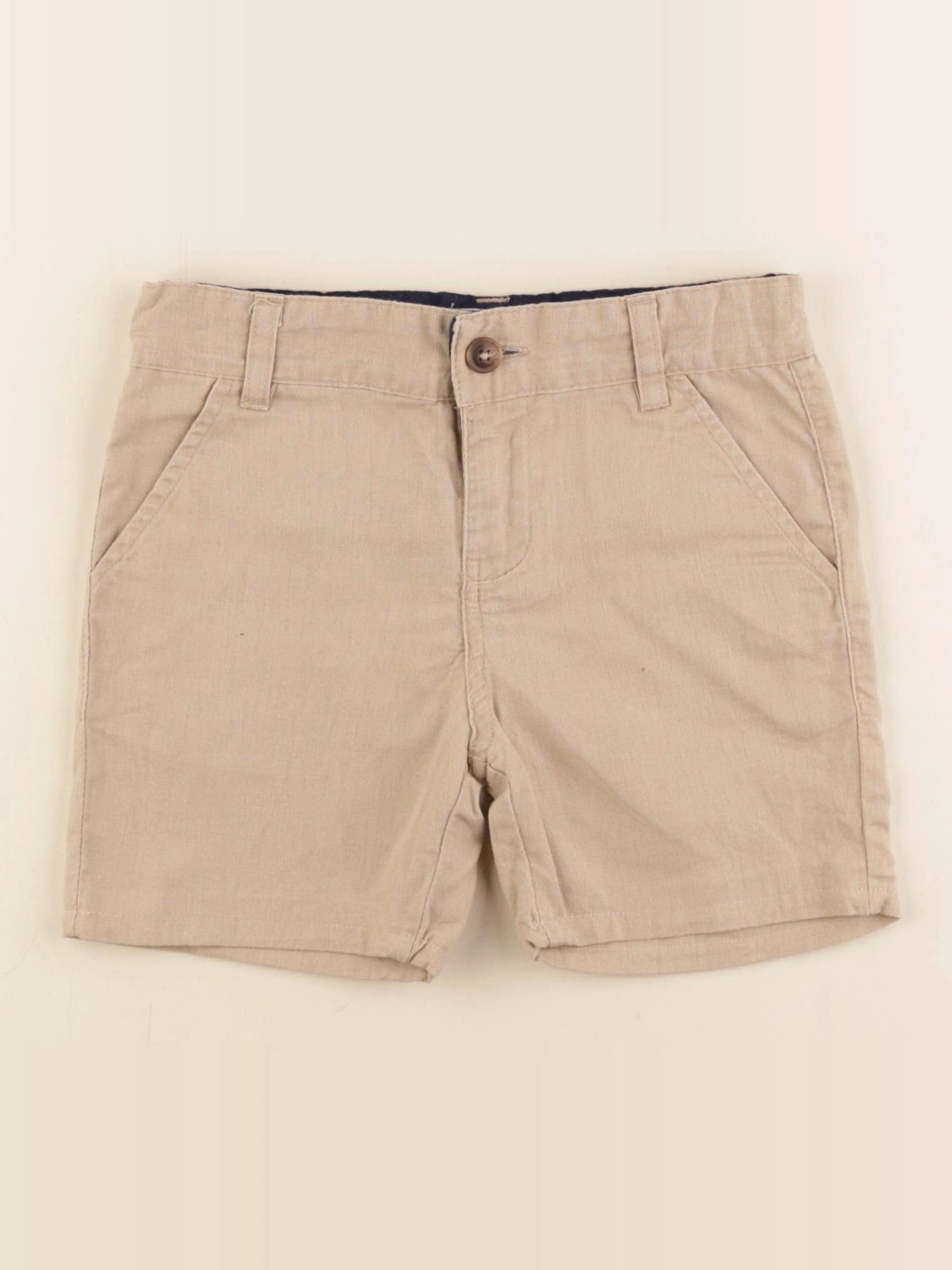 Vertbaudet - short beige - 5 ans