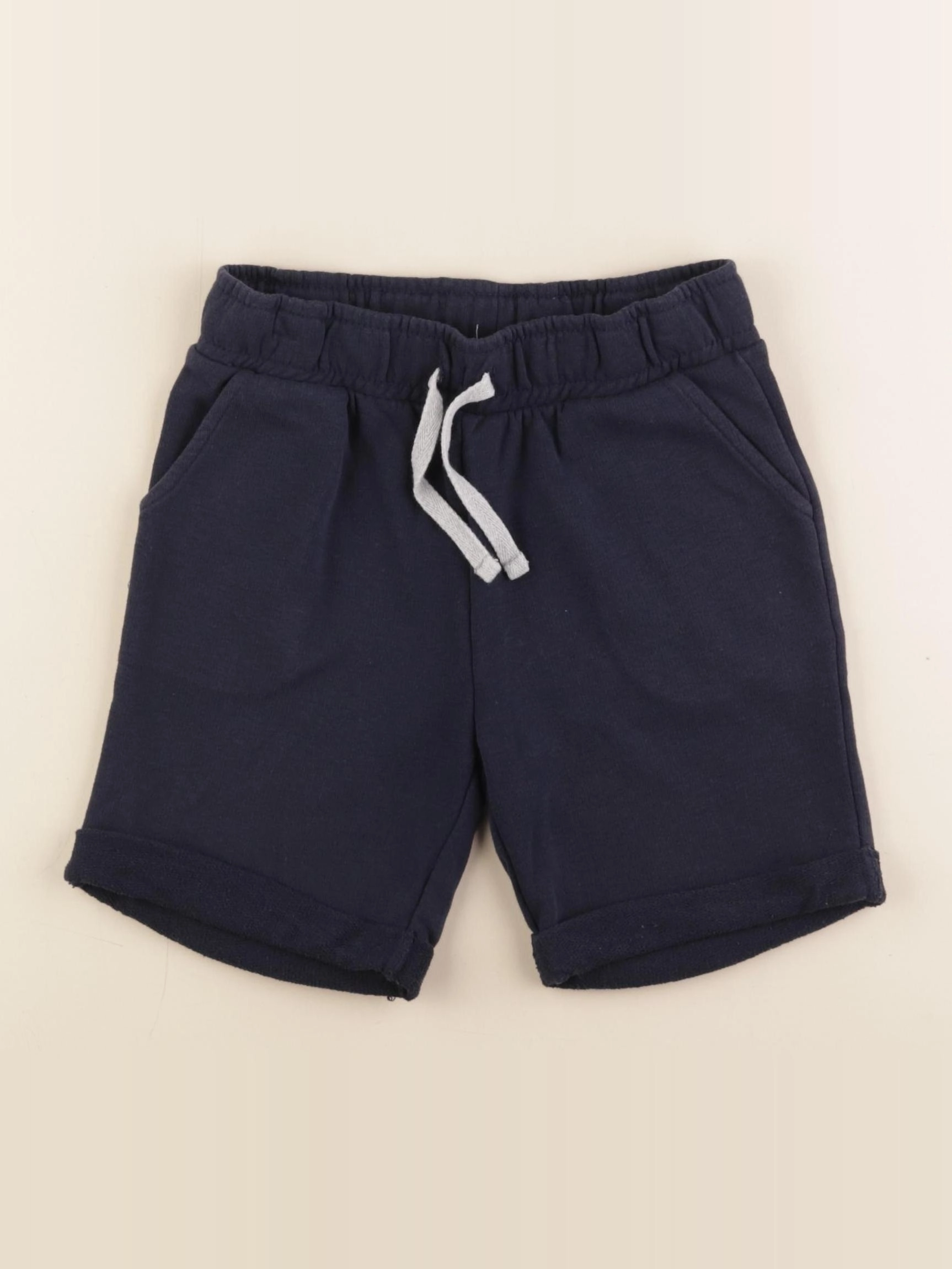 Vertbaudet - short beige, bleu - 4 ans