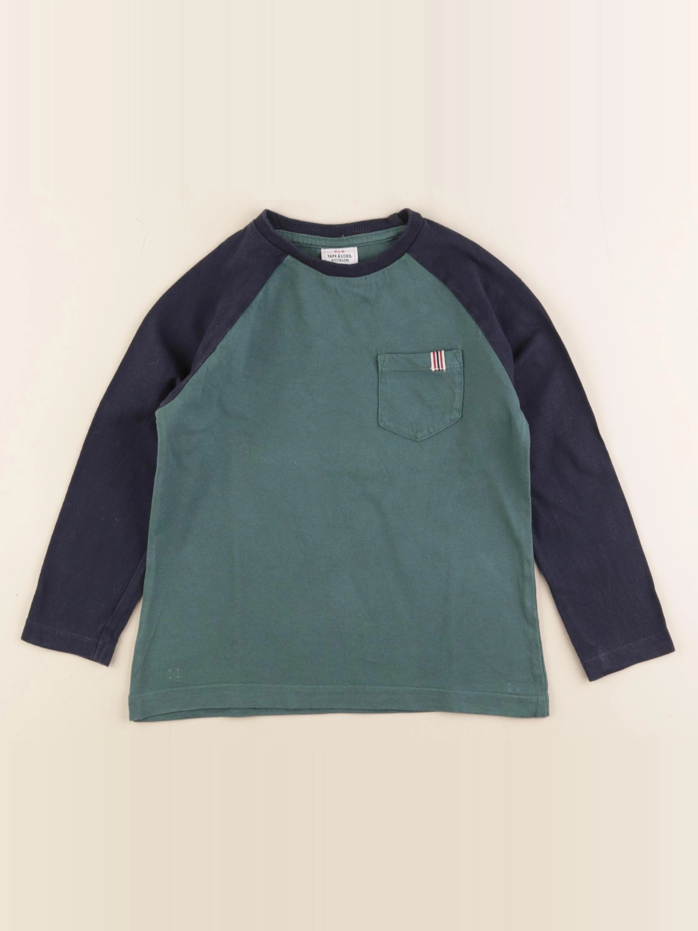 Tape à l'oeil - tee-shirt vert - 4 ans