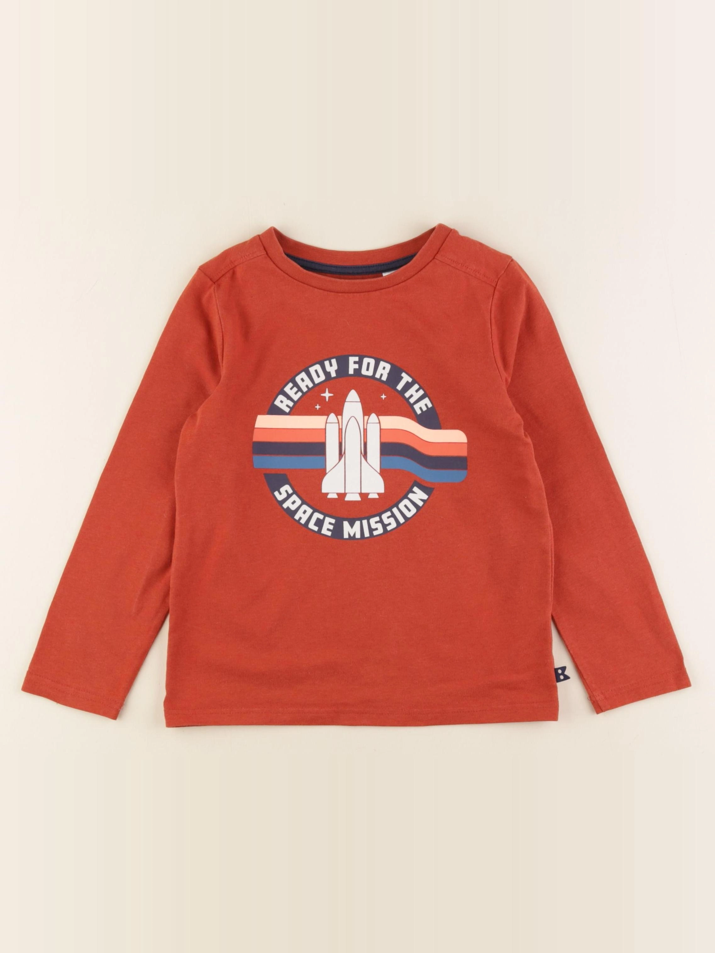 Okaidi - tee-shirt orange - 4 ans
