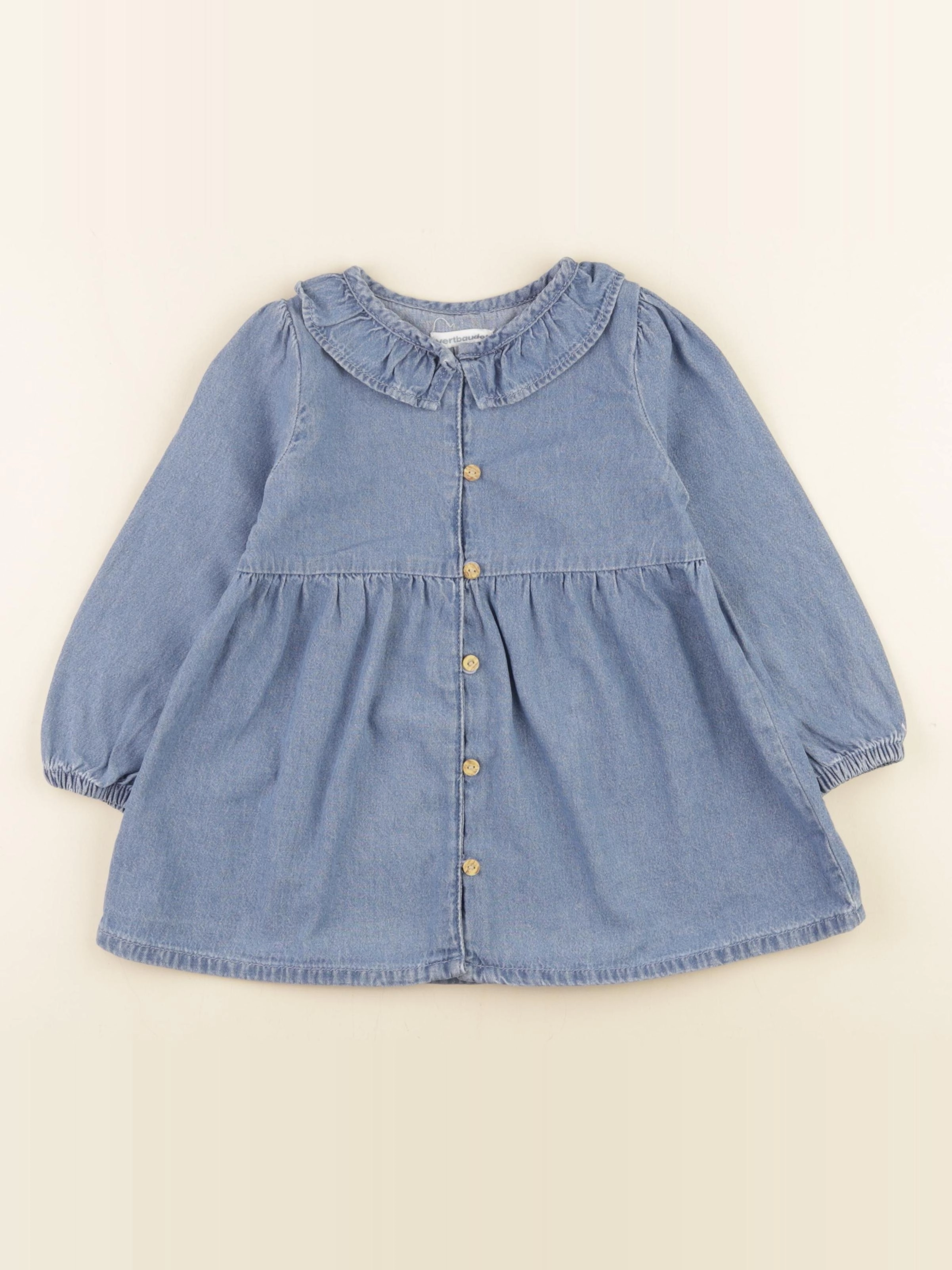 Vertbaudet - robe bleu - 3 ans