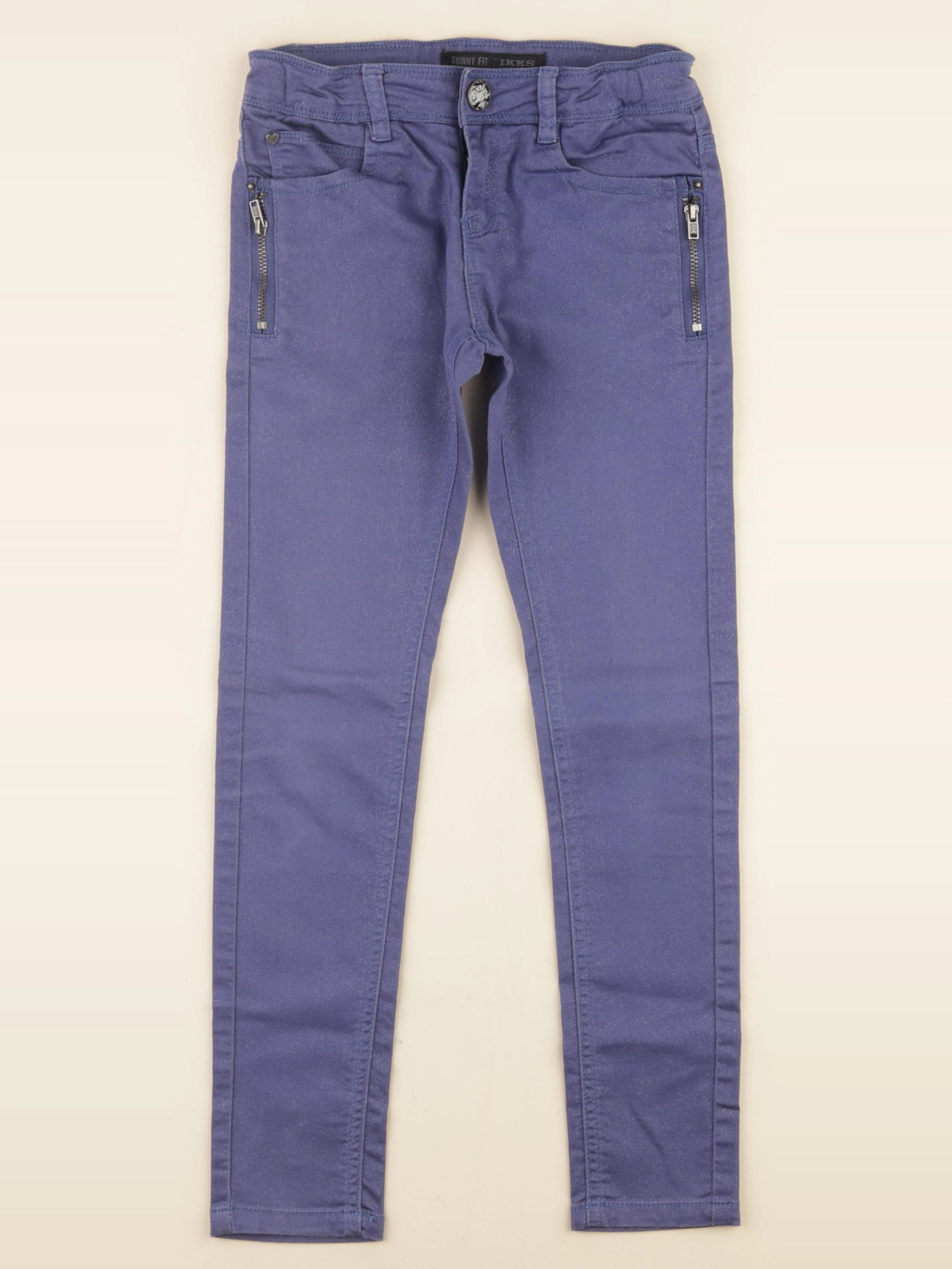 IKKS - pantalon bleu - 8 ans