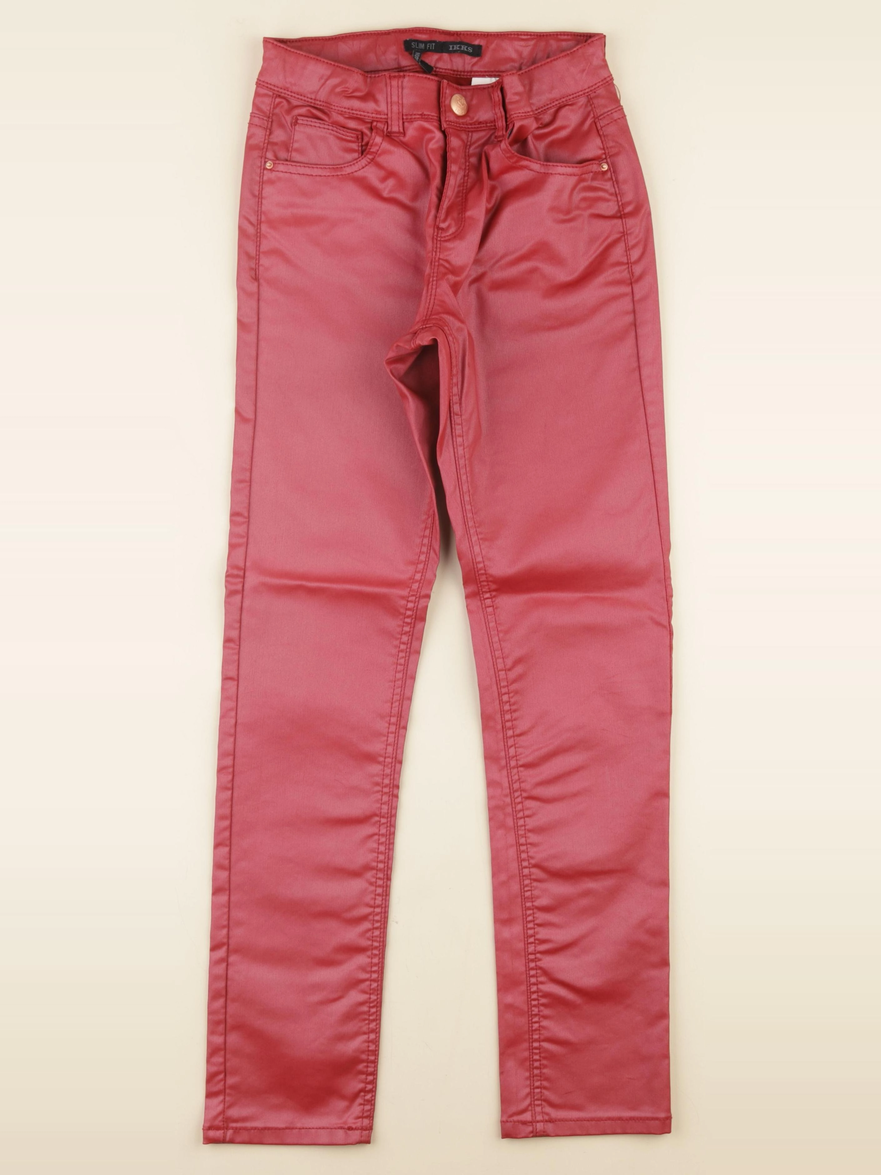 IKKS - pantalon rouge - 12 ans