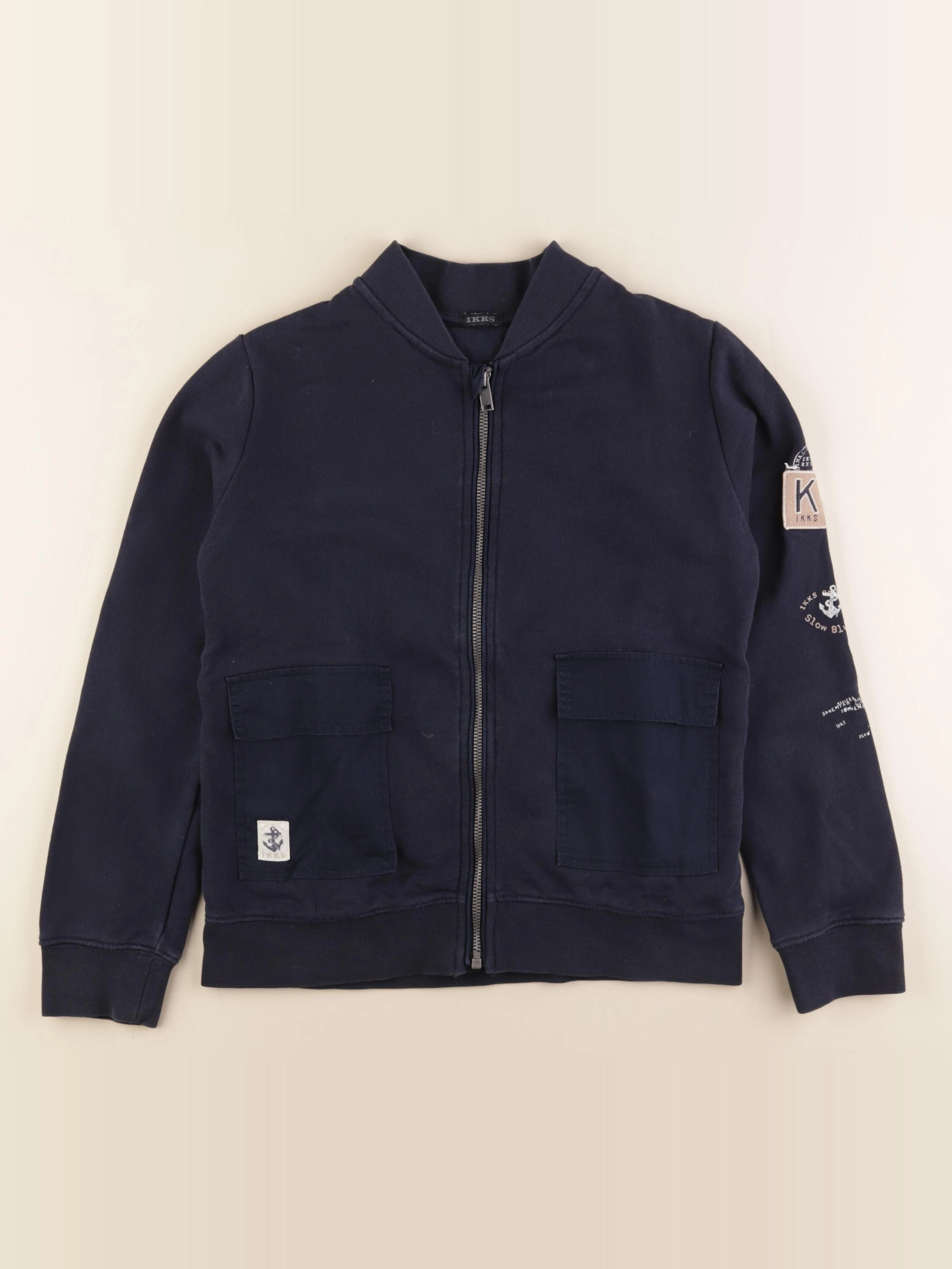 IKKS - sweat bleu - 10 ans