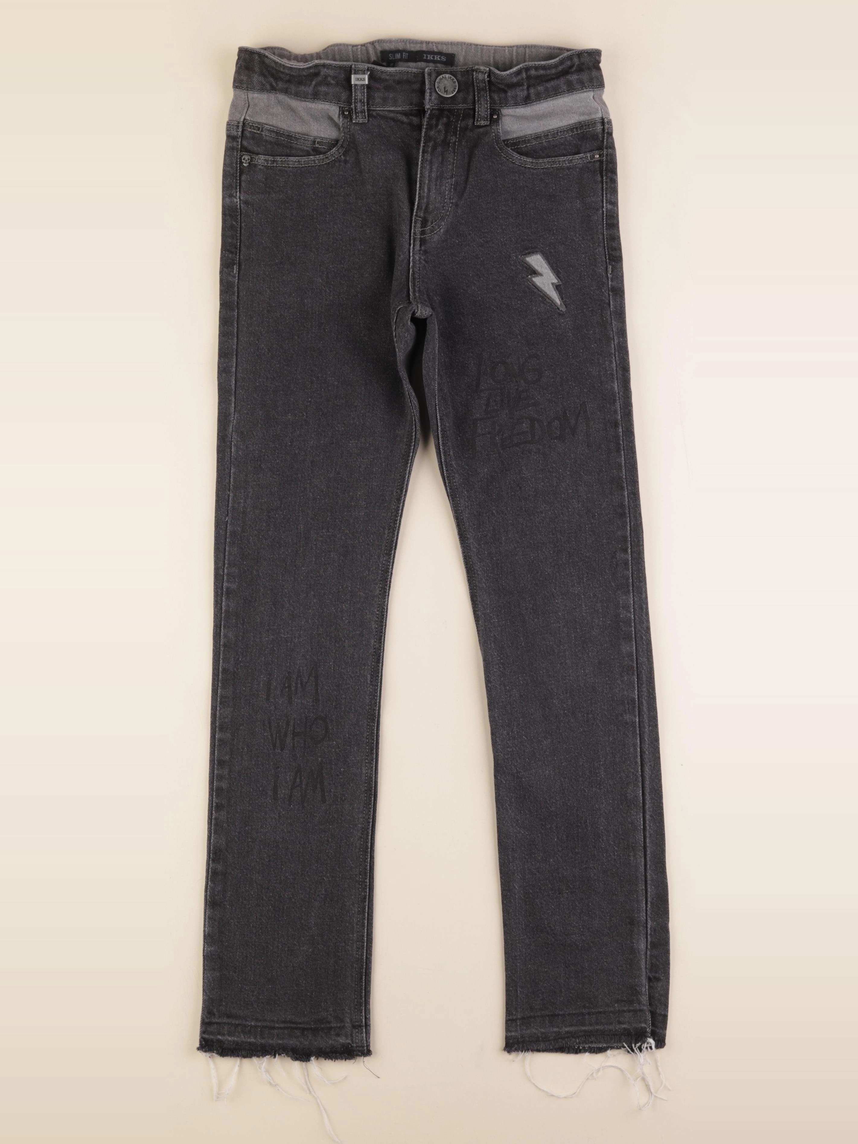 IKKS - jean noir - 10 ans