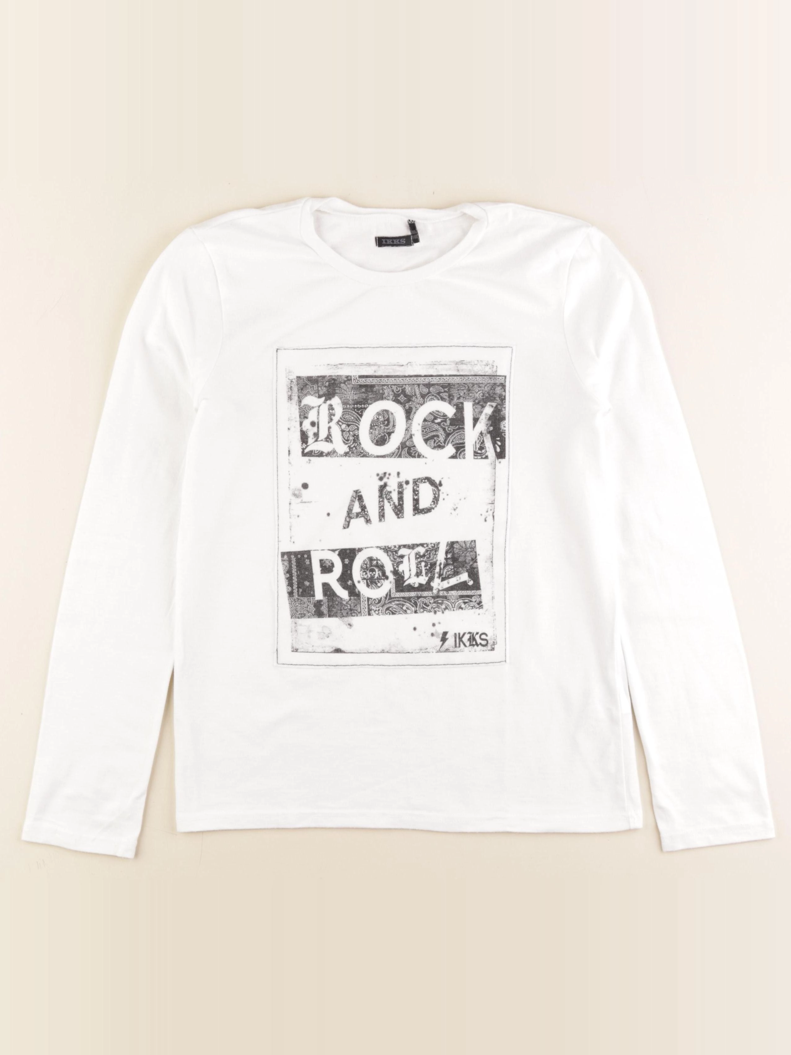 IKKS - tee-shirt blanc - 10 ans