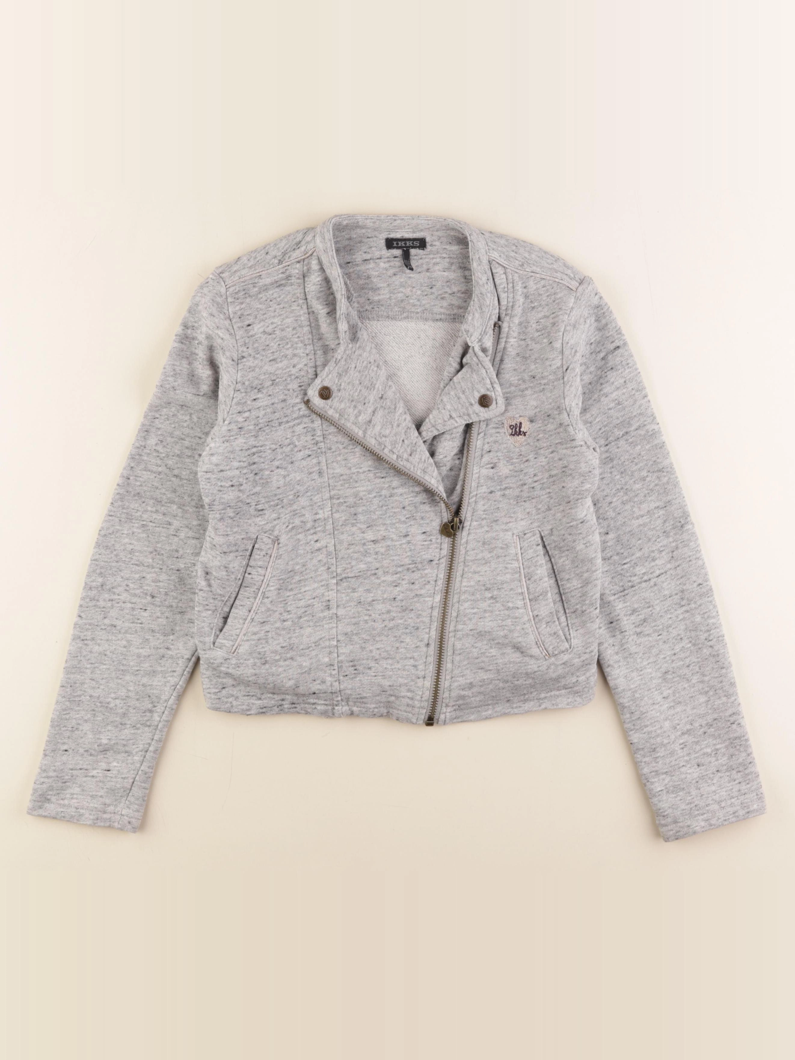 IKKS - sweat gris - 10 ans